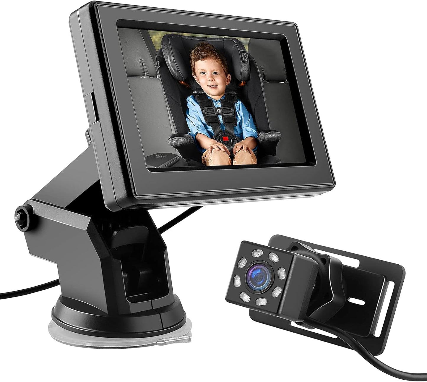 HD Night Vision Baby Car Camera - Easily Watch Baby!