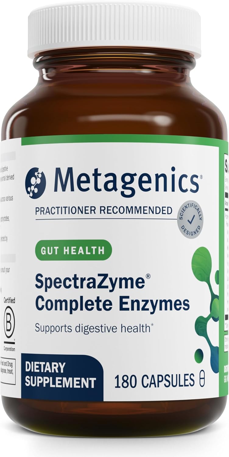 Metagenics SpectraZyme Enzyme Complex for Digestive Health