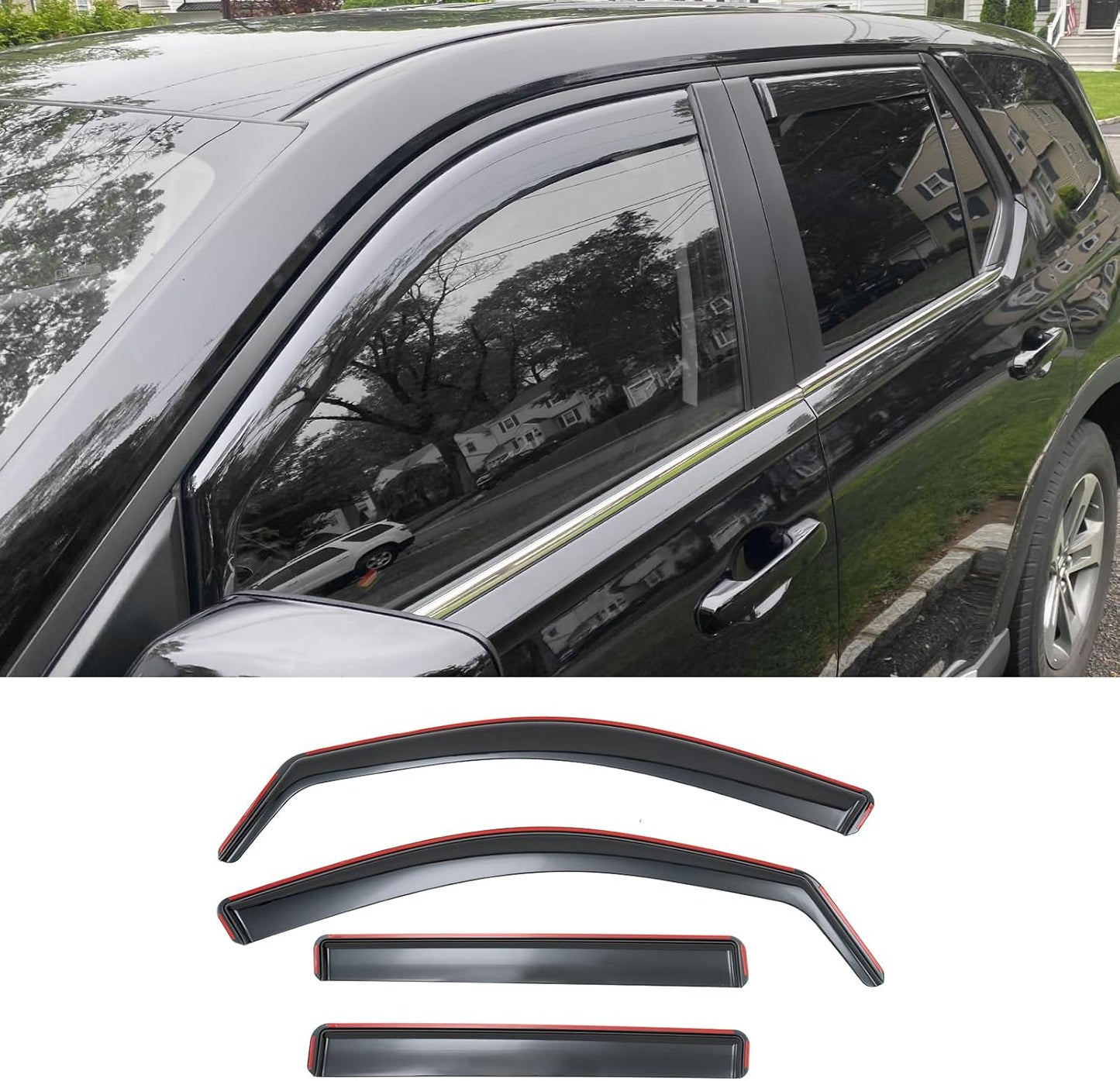 Visor Rain Guards for 2023-2025 Honda Pilot - Weather Shield