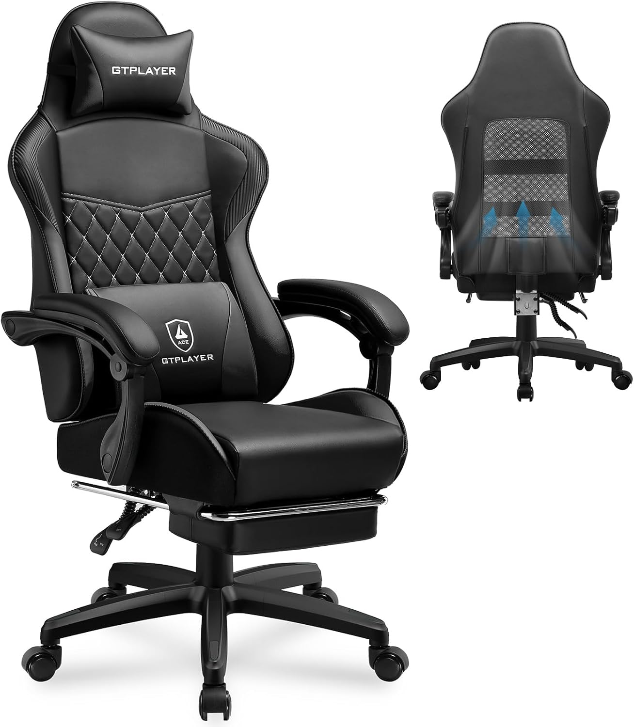 GTPLAYER High Back Gaming Chair: Ultimate Comfort