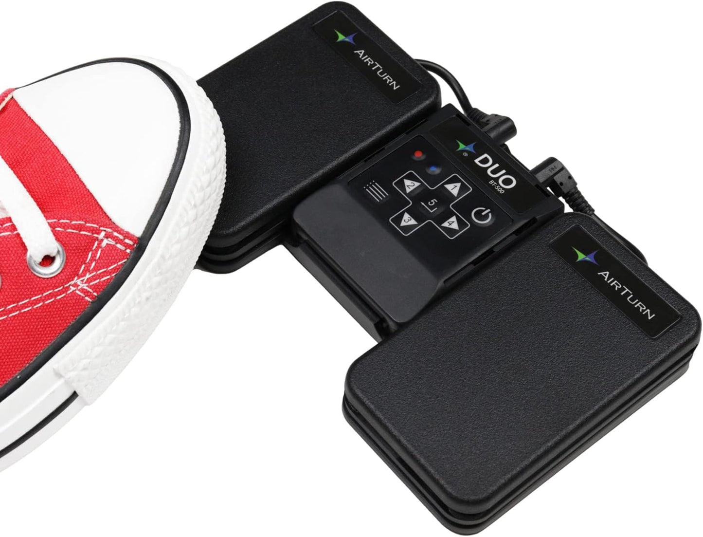 AirTurn DUO500 Silent Bluetooth Pedal for Page Turning and More