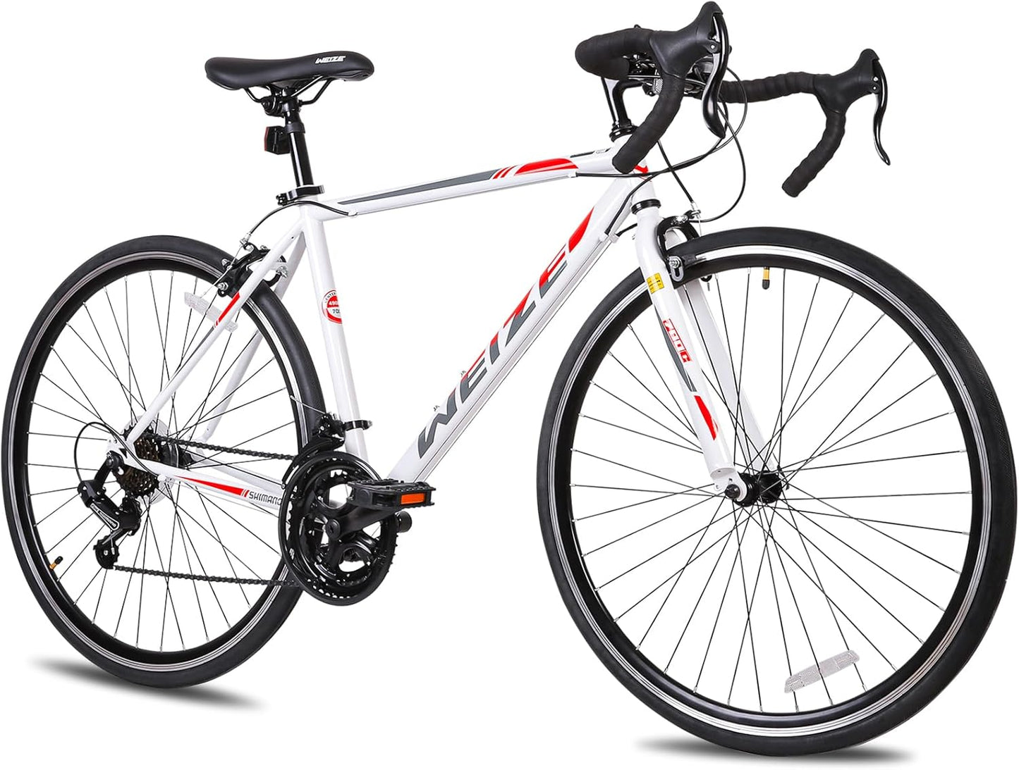 WEIZE Road Bike with Shimano 14 Speed for Urban Commuting