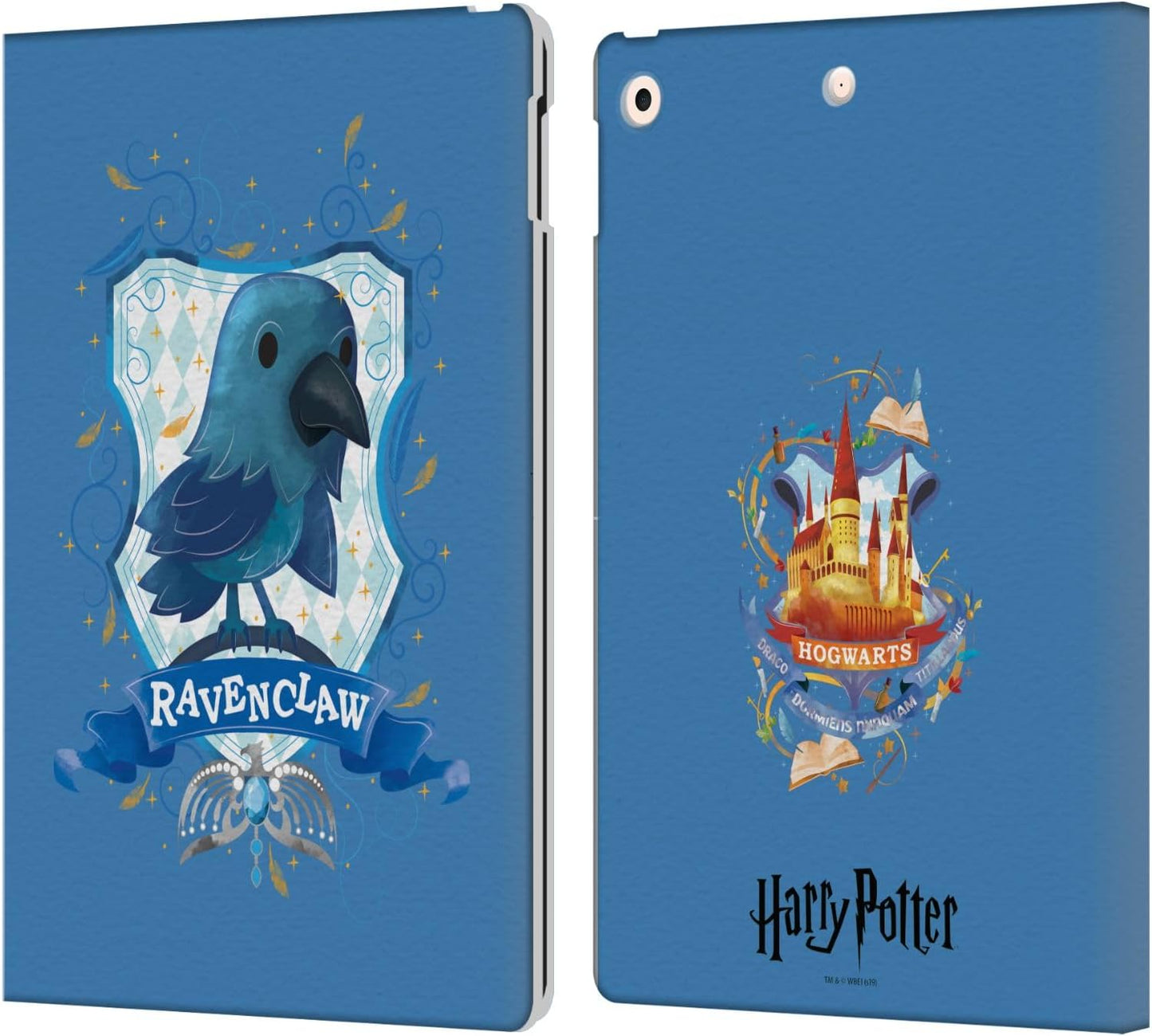 Harry Potter Ravenclaw Leather Wallet Case for iPad 10.2 2019-2021