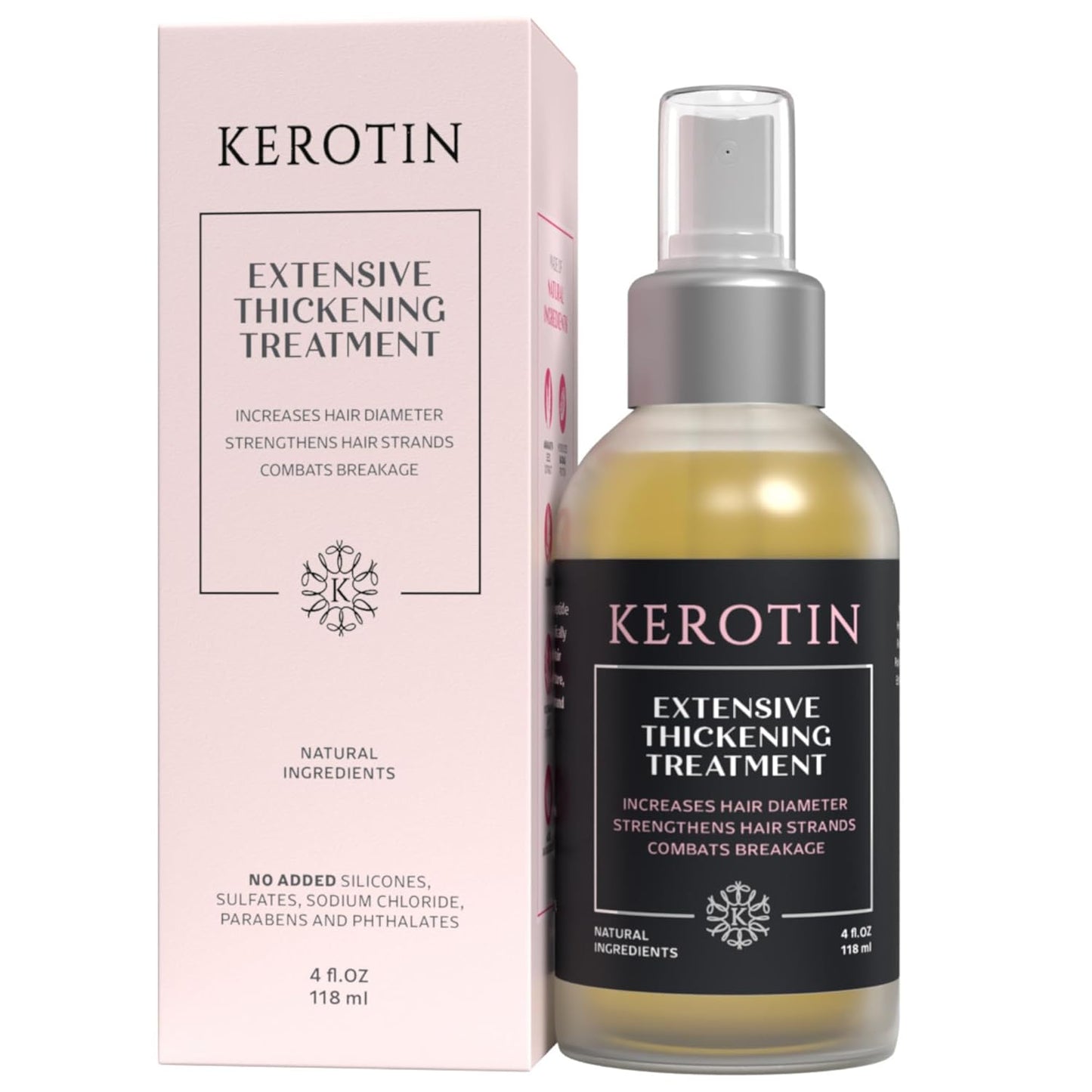 Kerotin Hair Thickening Spray for Fine & Thin Hair Growth