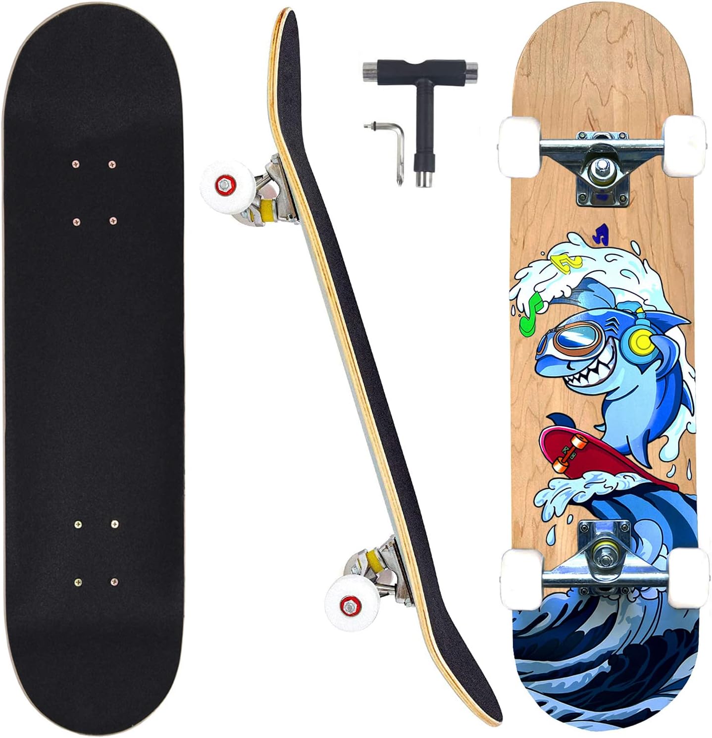 Skateboards for Beginners and Youths - 31 Inch Pro Complete Board