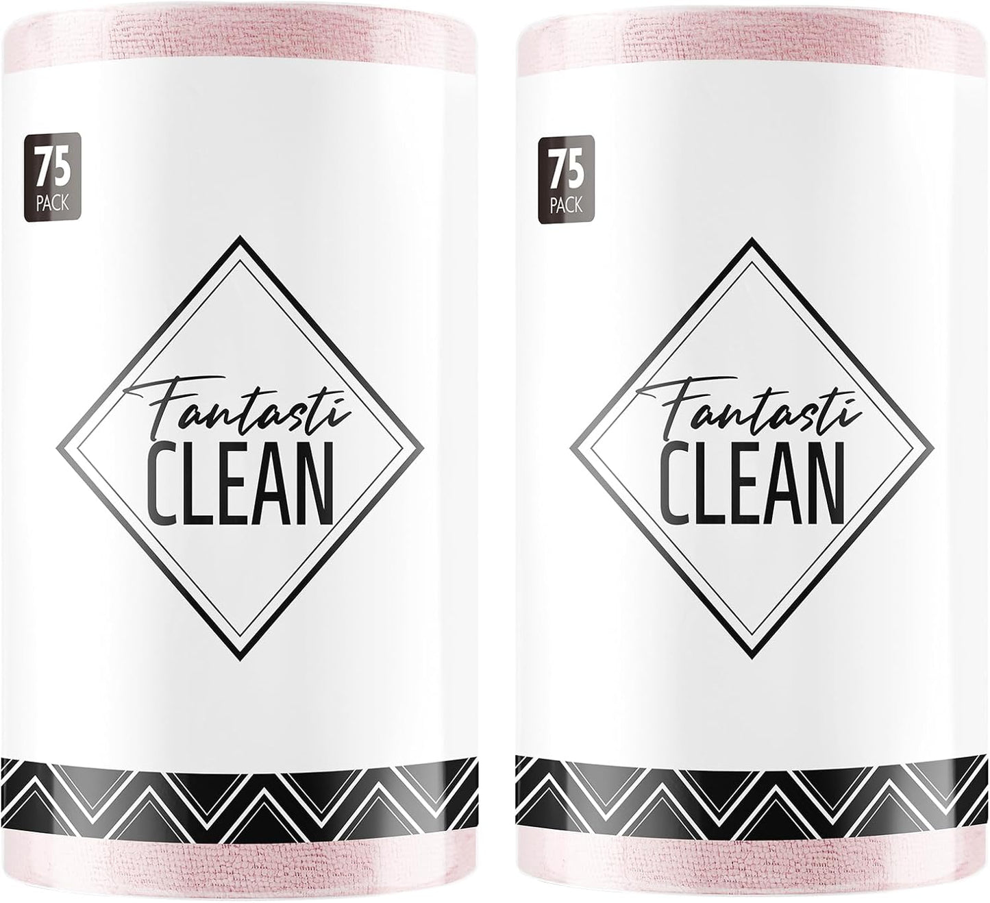 Fantasticlean Microfiber Cleaning Cloth Roll - 150 Pack for Home