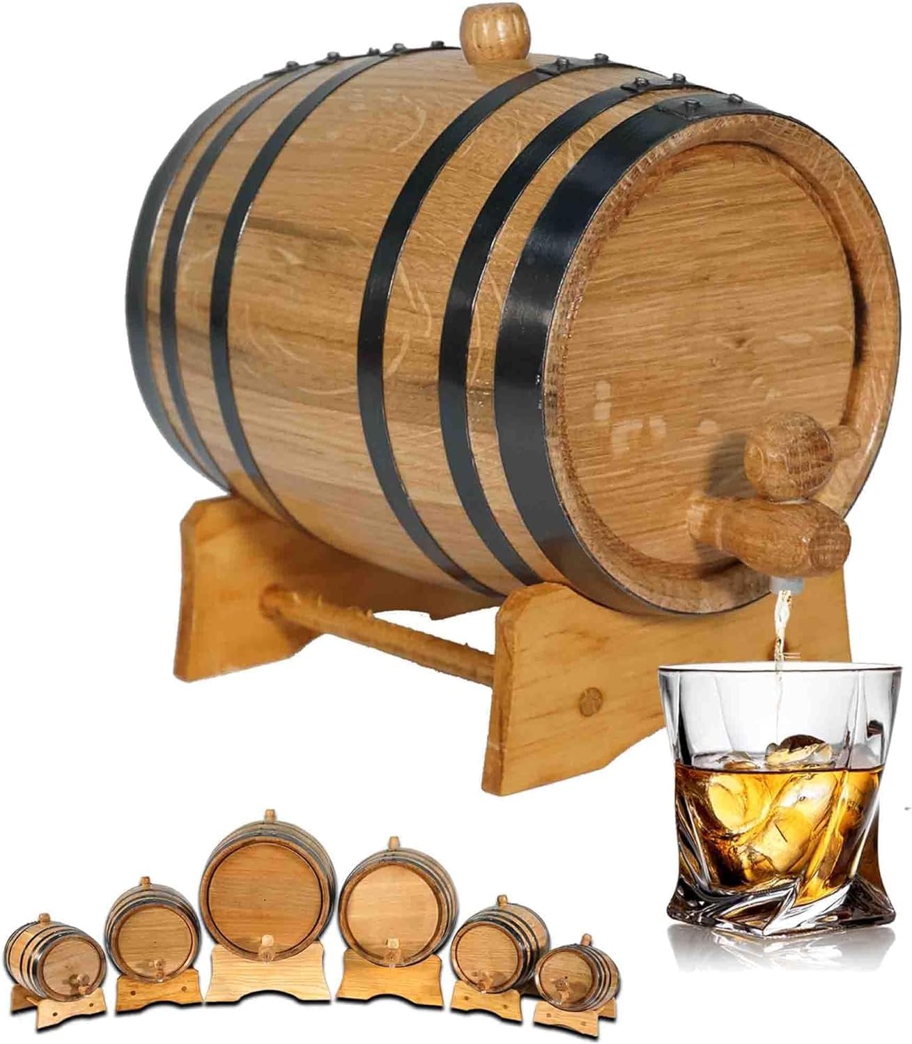 1 Liter Oak Aging Barrel for Home Distillers and Winemakers