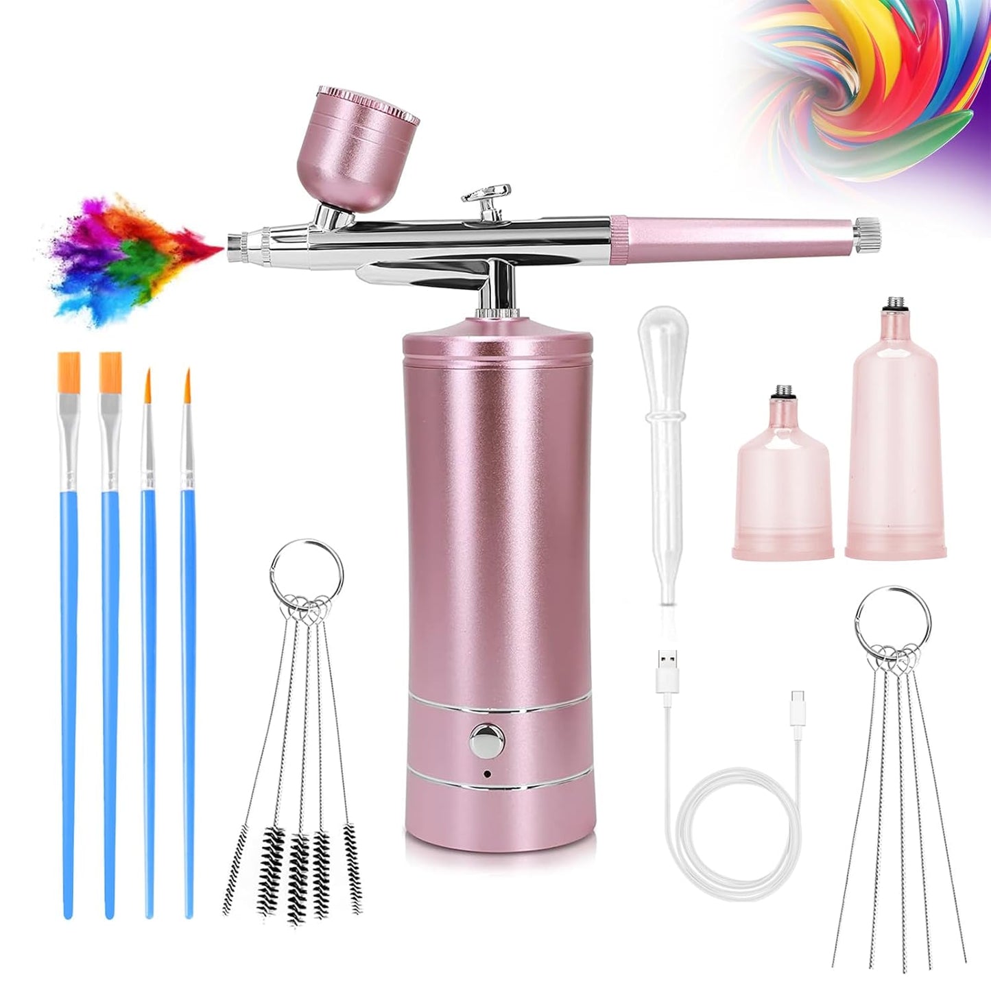 Wireless Airbrush: Nail Charms & Makeup Magic
