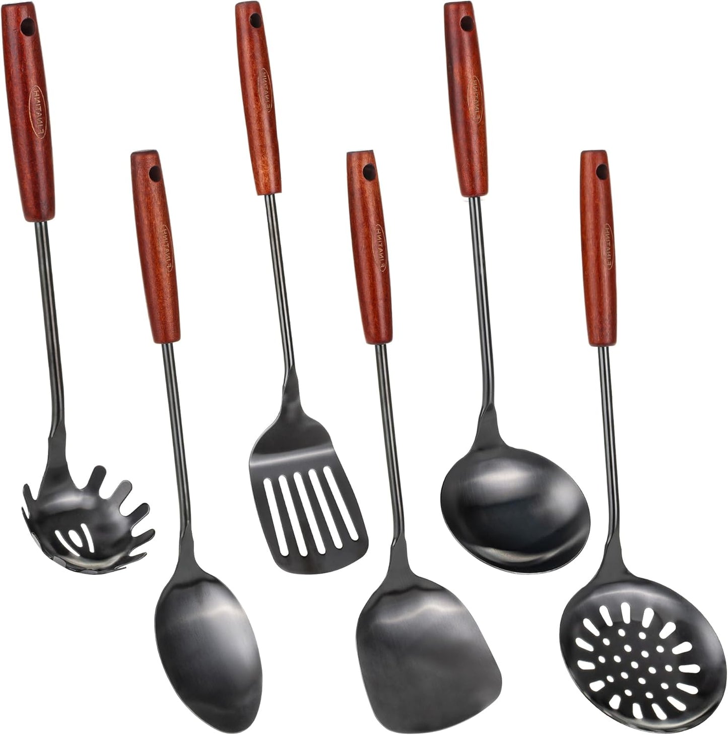 FJNATINH 304 Stainless Steel Kitchen Utensil Set for Cooking