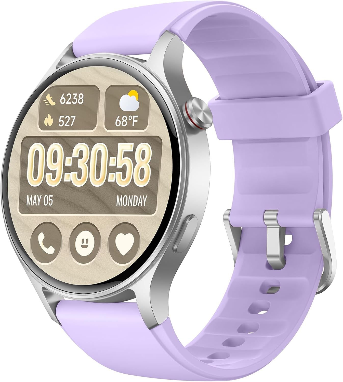 Fitpolo Smart Watch for Women with AMOLED Touchscreen Features