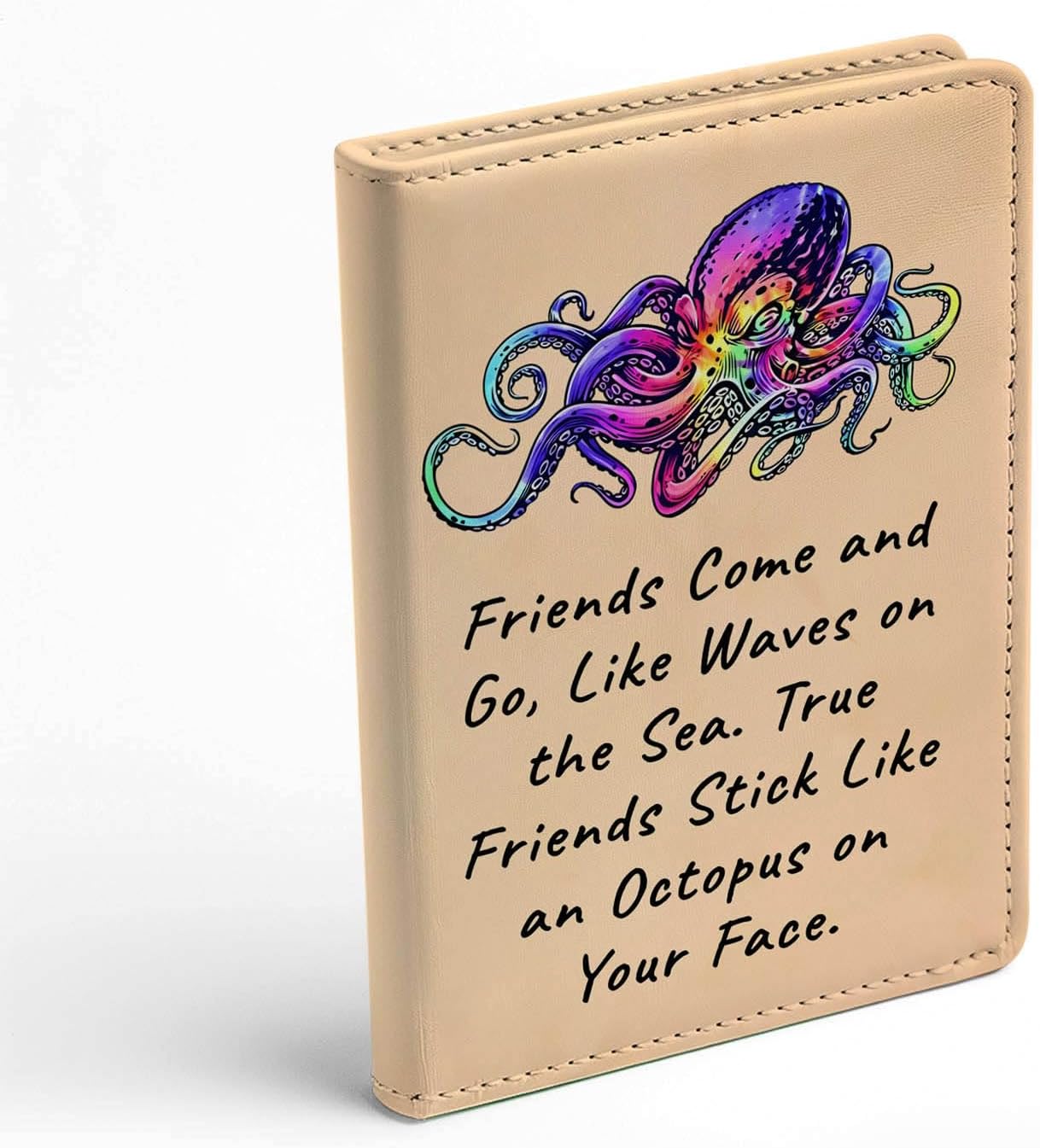 Octopus Leather Notebook - Best Friends Gift