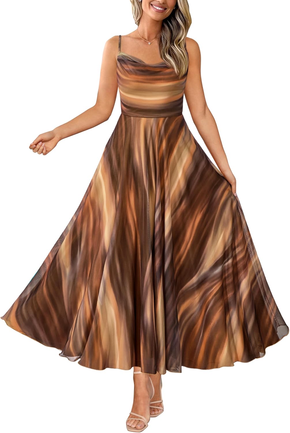 Elegant Floral Maxi Dress for Women - Perfect Summer Party Wear