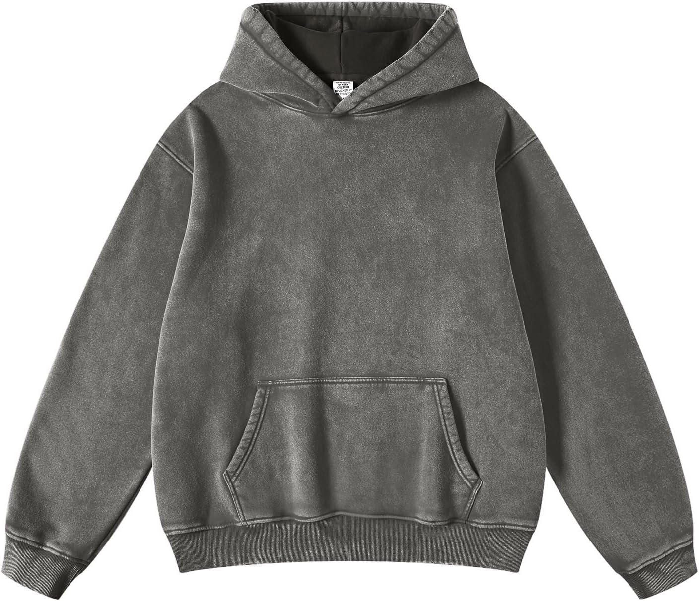 FAIABLE Mens Oversized Hoodie Pullover for Streetwear Style