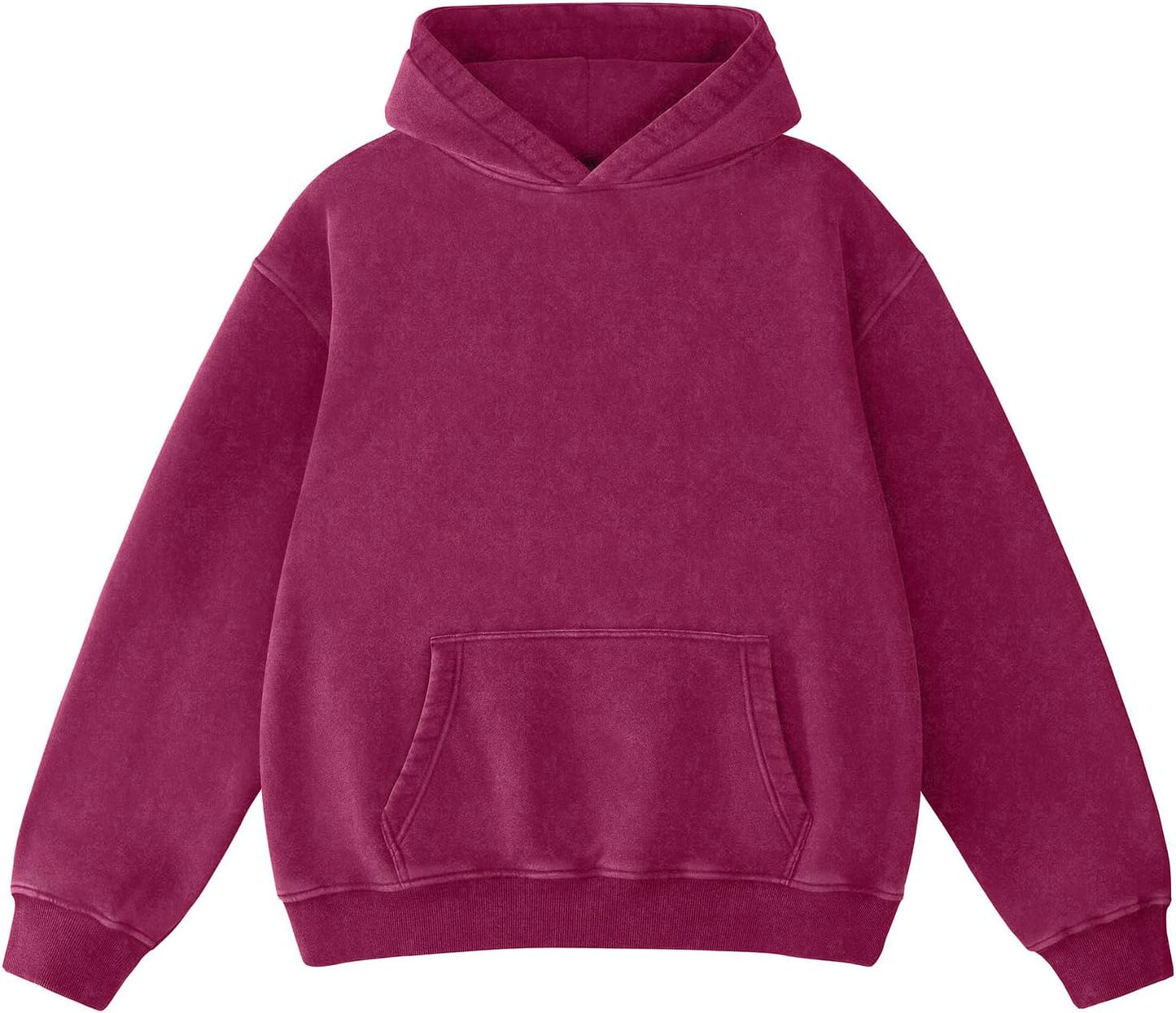 Super Soft Acid Wash Hoodie for Men - Vintage Oversized Style