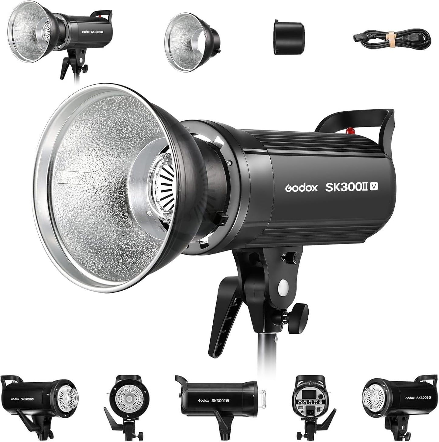 Godox SK300II-V 300Ws Photo Studio Strobe Flash Monolight Kit