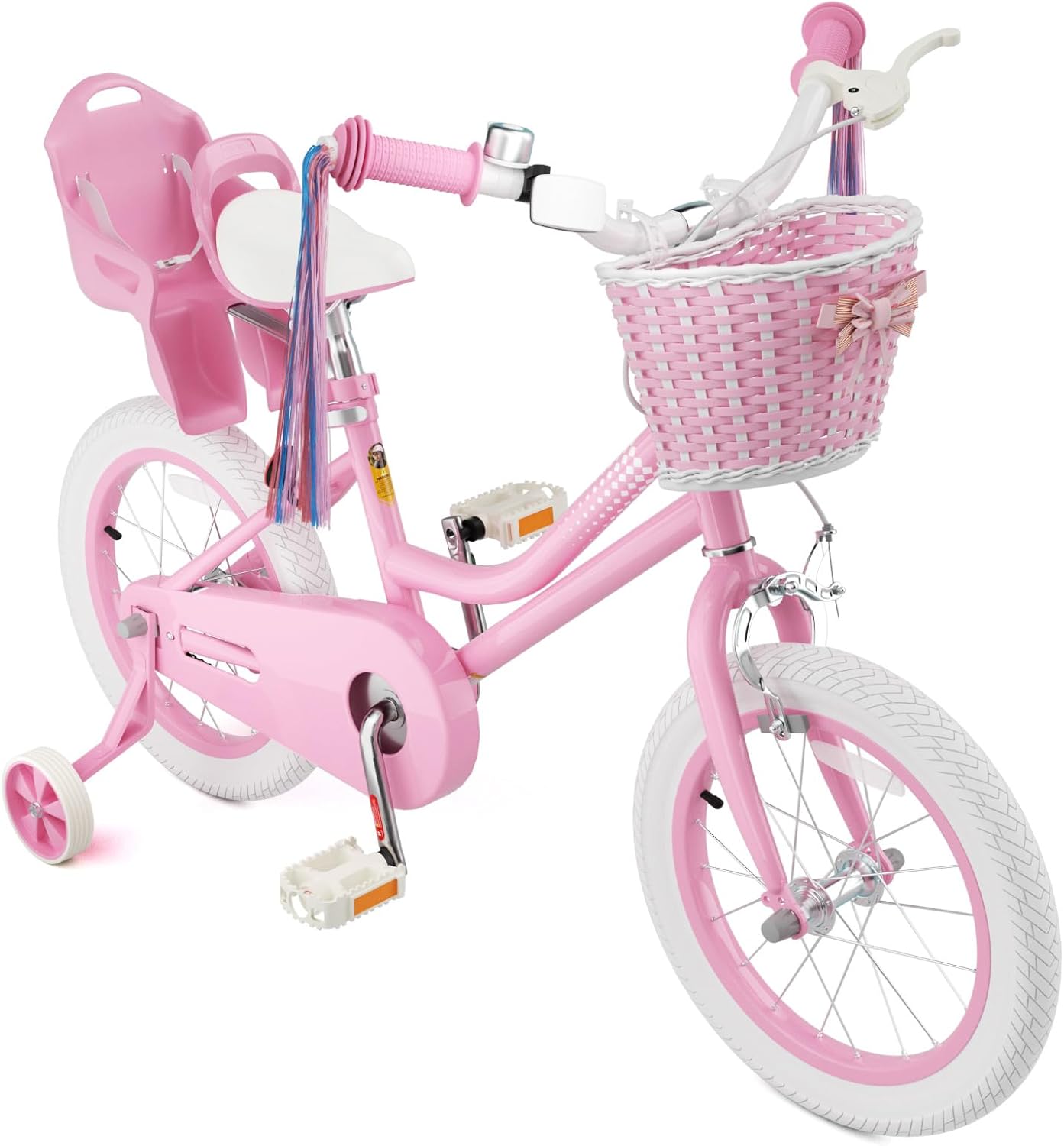 KORIMEFA Girls Bikes for Ages 2-7 with Training Wheels
