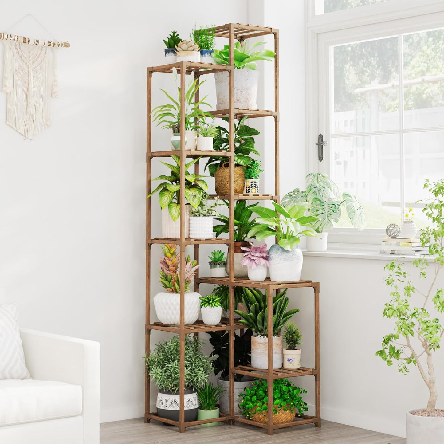 72 Tall Plant Shelf for Indoor Outdoor Use - Large Plant Stand
