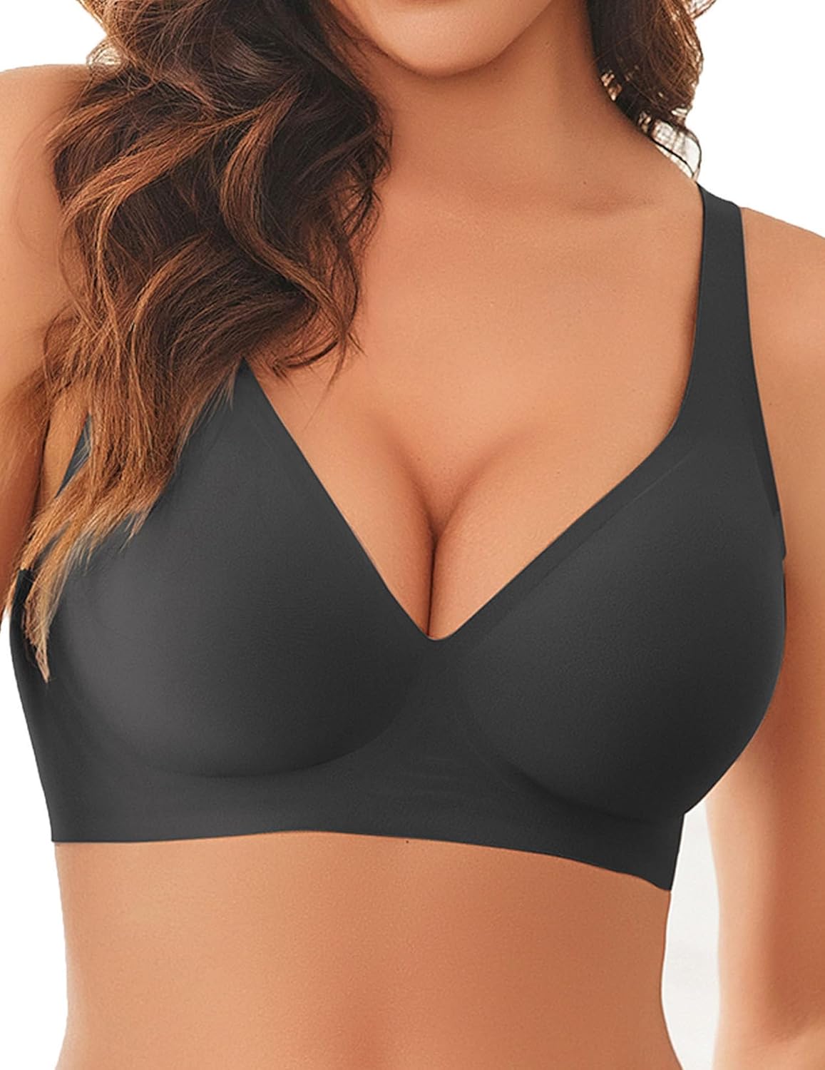 Avidlove Wireless Bras Full Coverage Seamless Comfort T-shirt