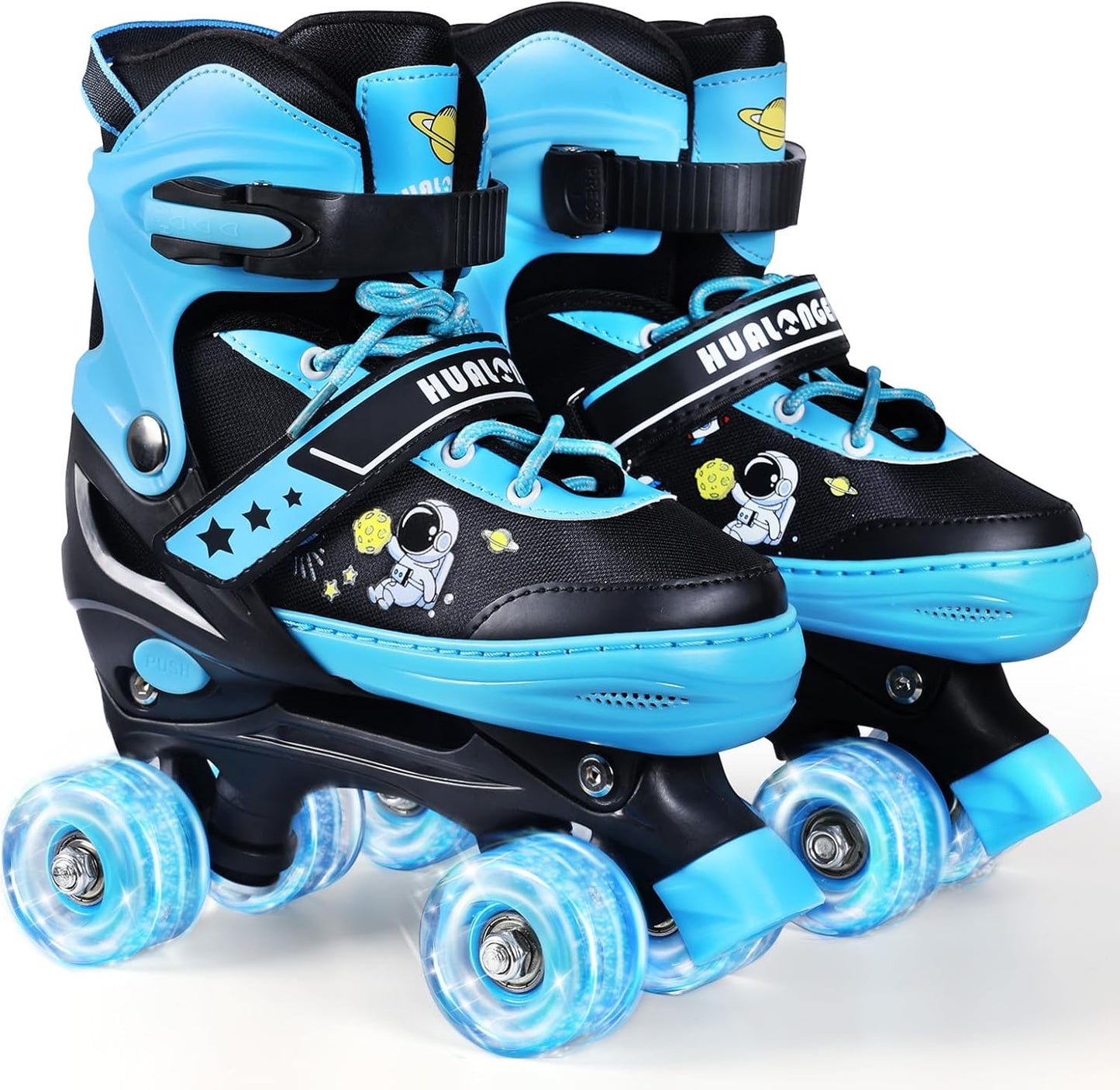 Adjustable Kids Roller Skates with Light Up Wheels for Fun