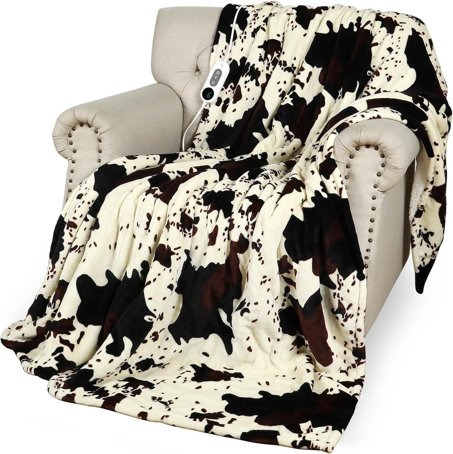 Heated Throw Blanket for Cozy Warmth with 9 Heat Levels