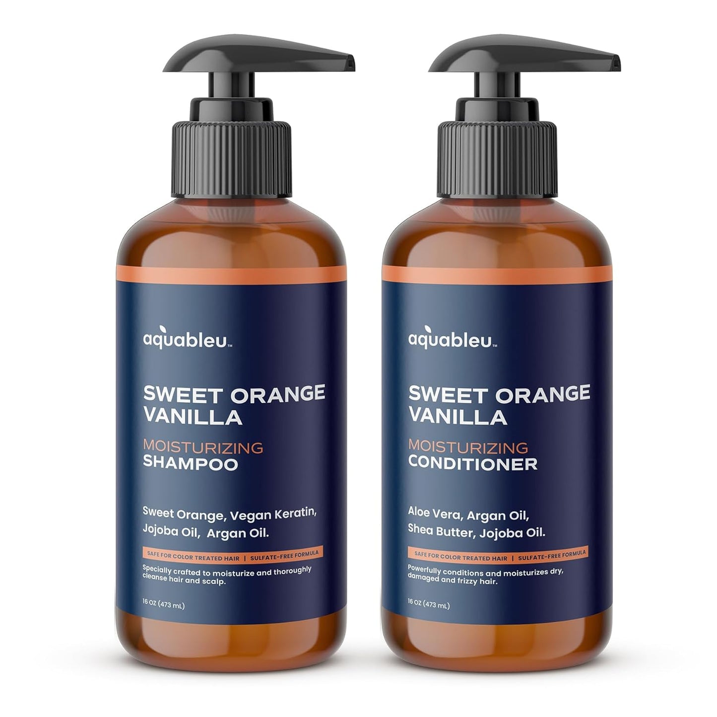 Aquableu Moisturizing Shampoo & Conditioner Set
