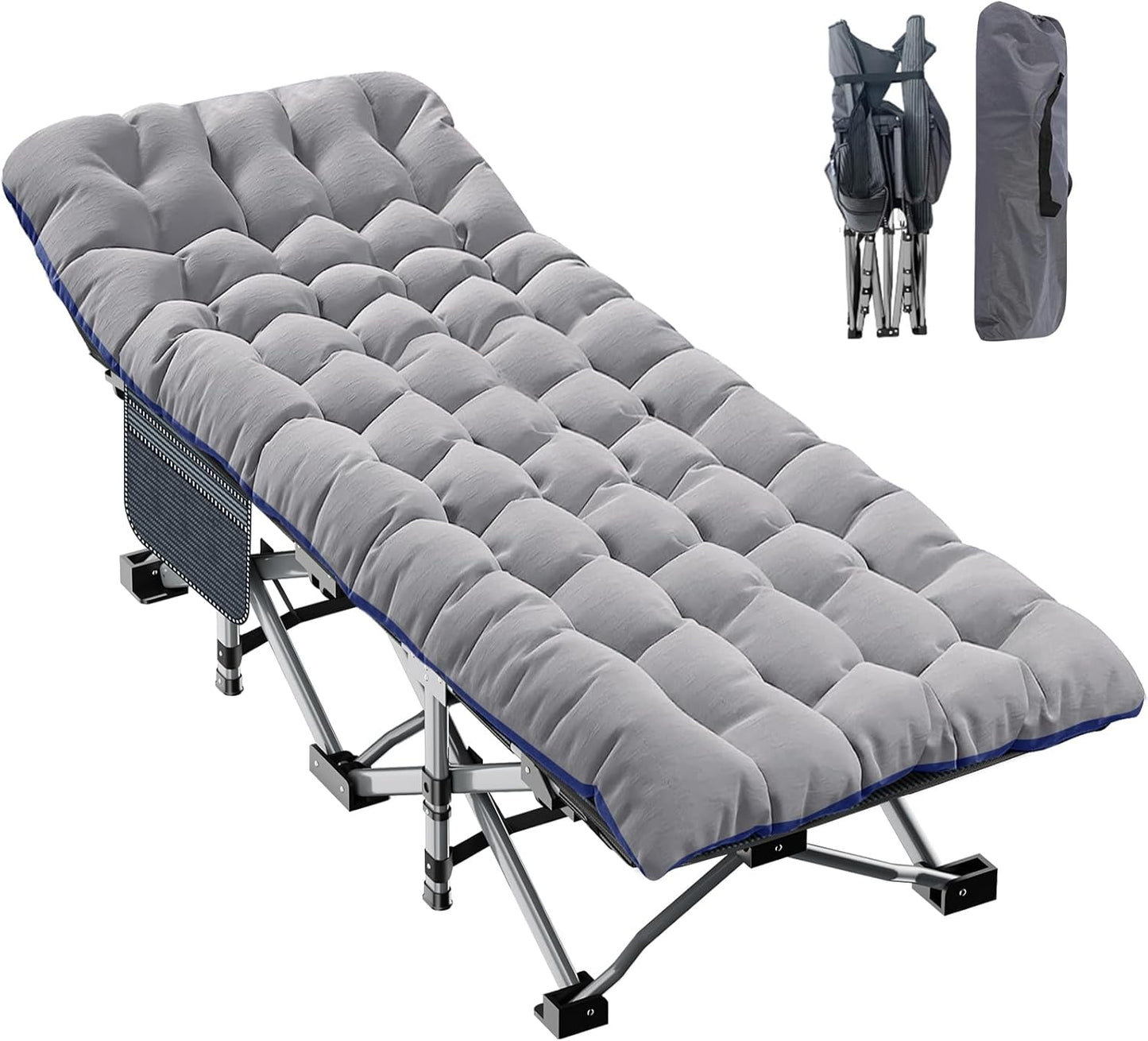 ABORON Folding Camping Cot for Adults with Heavy Duty Design