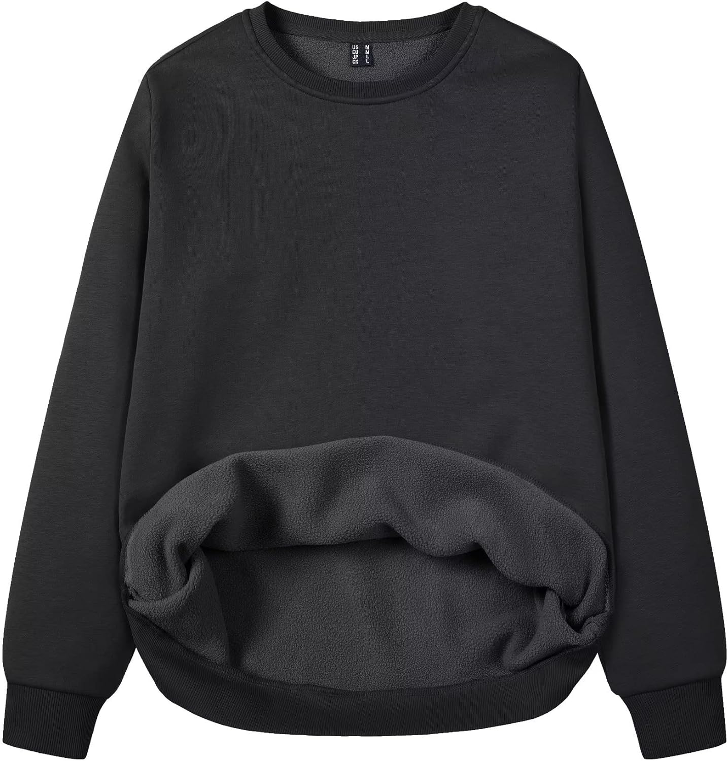 MAGCOMSEN Women's Fleece Lined Sweatshirt for Cozy Comfort