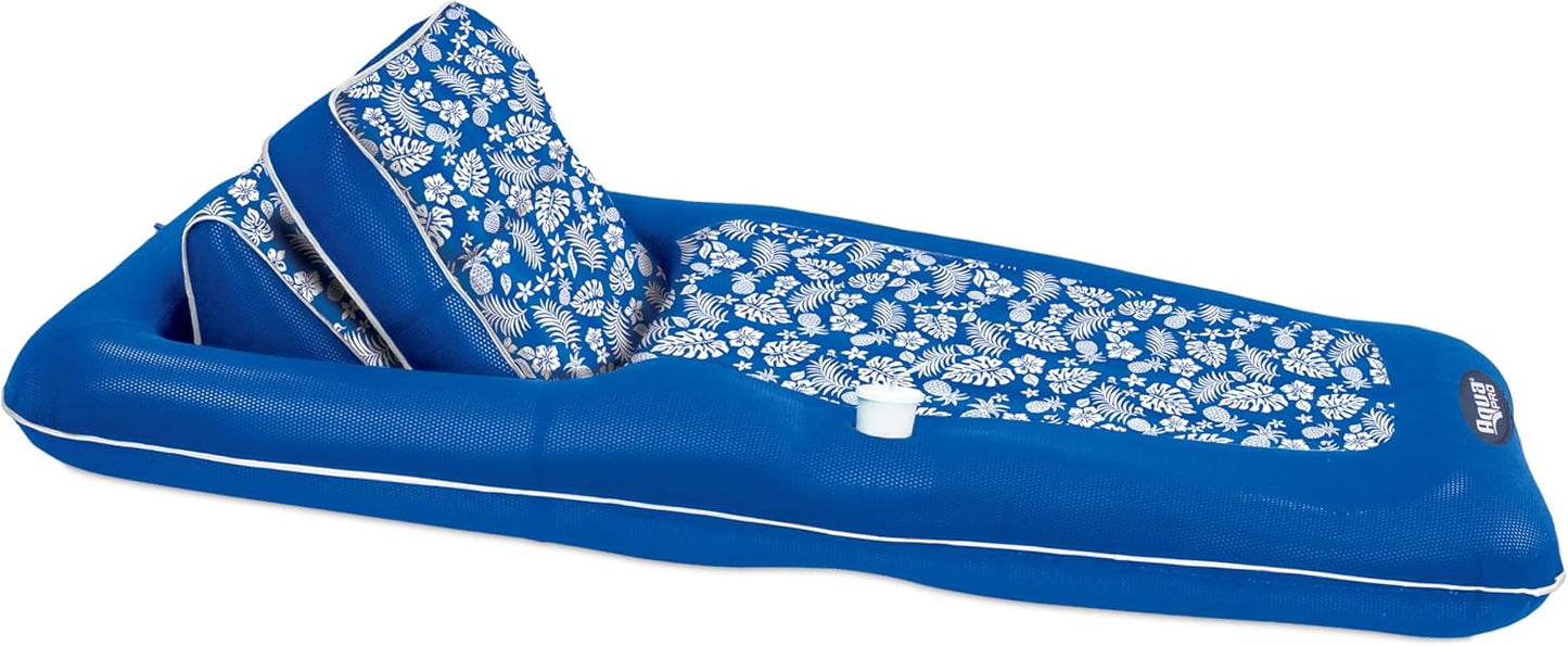 Aqua Campania Ultimate 2-in-1 Pool Float Lounge for Relaxation