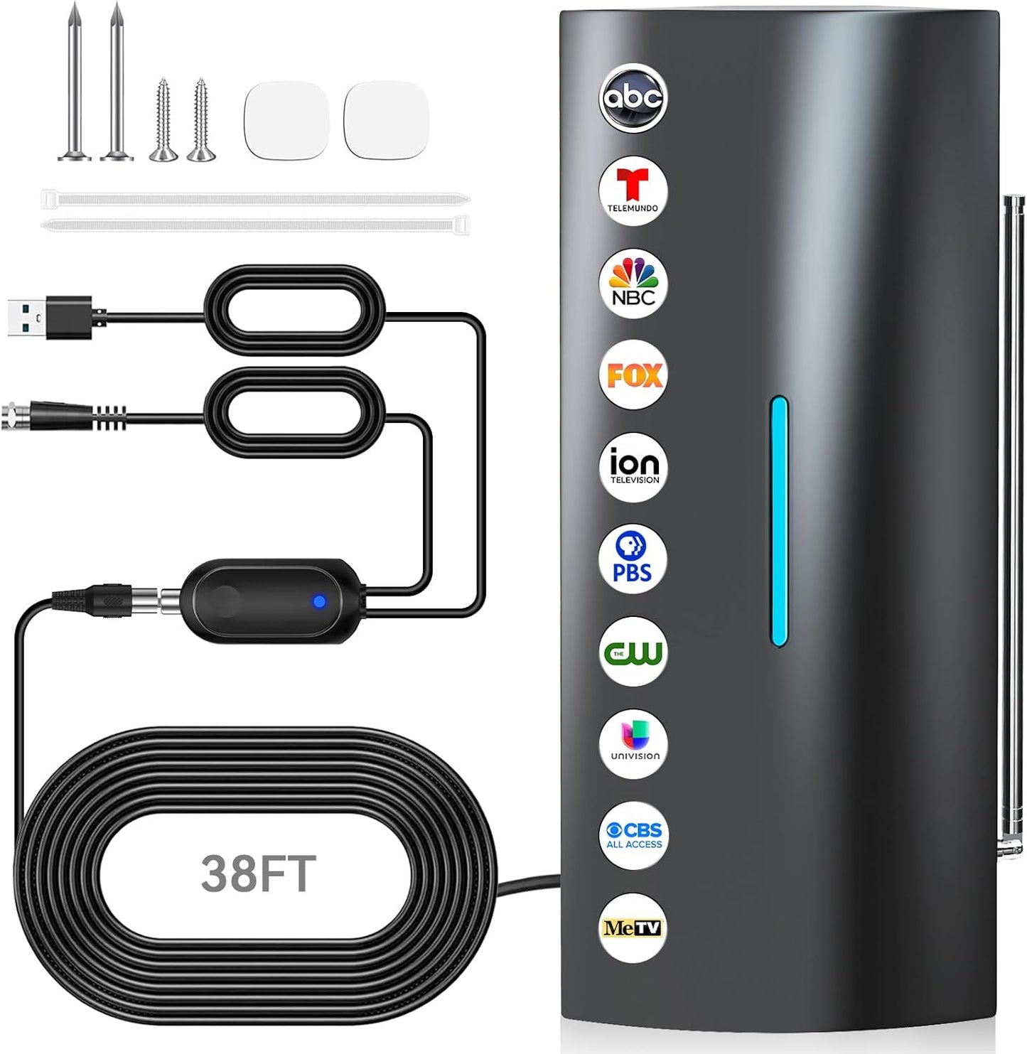 2800+ Miles Range Strongest TV Antenna for Indoor Outdoor Use