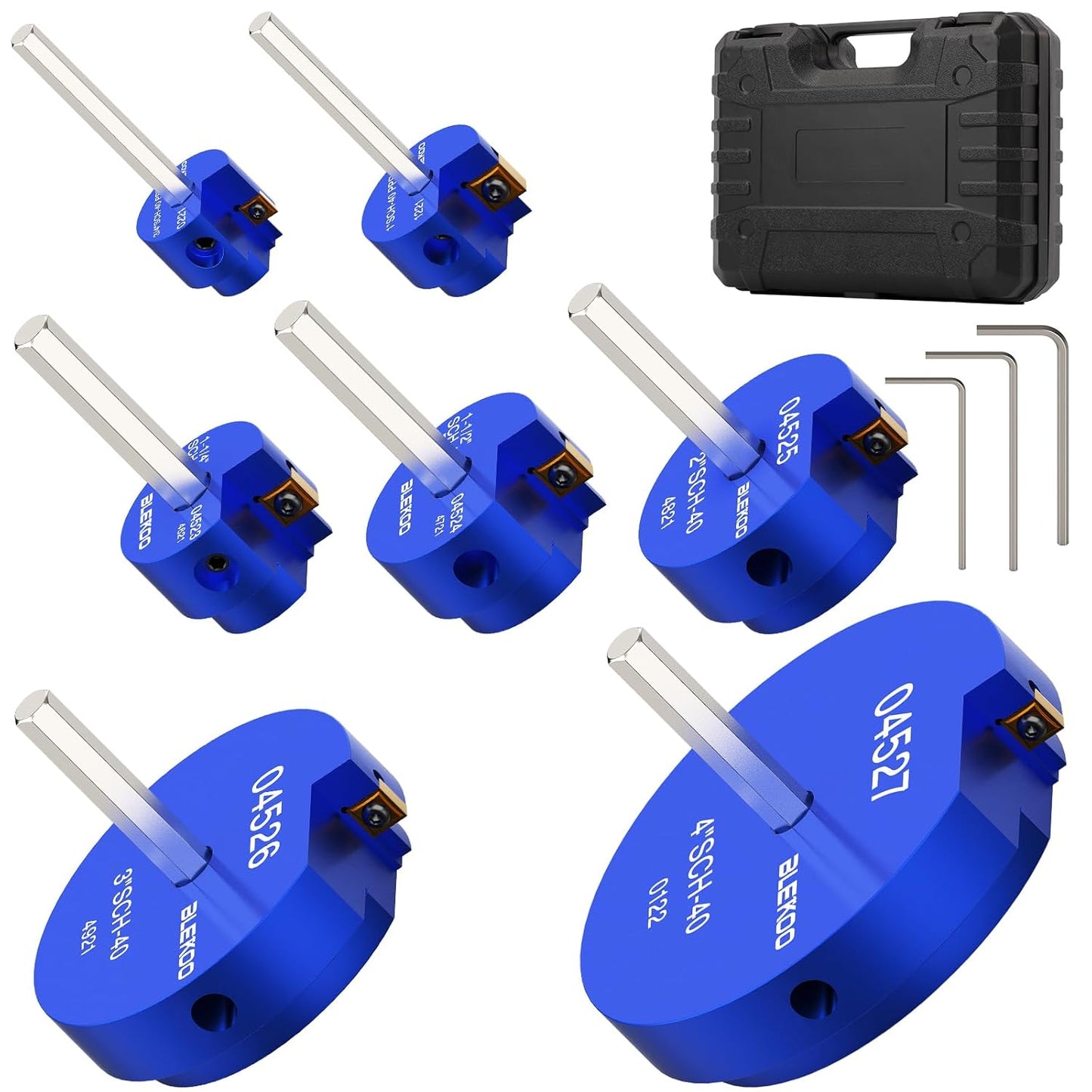 7PCS PVC Pipe Reamer Kit for Professional Plumbing Projects