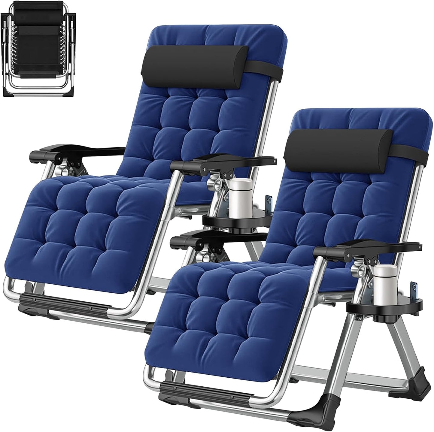 ABORON Zero Gravity Chair 2 Pack for Ultimate Outdoor Relaxation