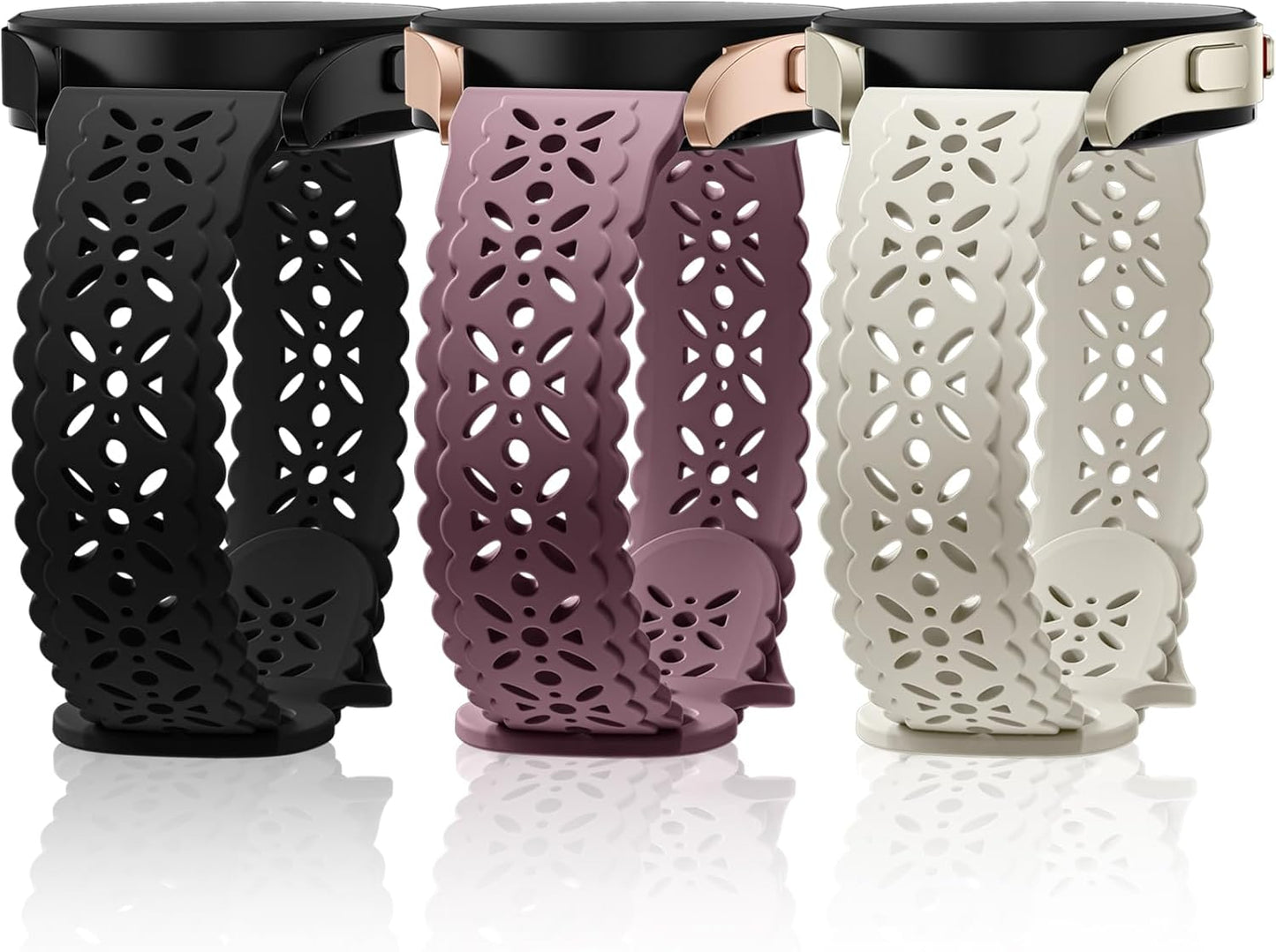 Dirrelo Soft Silicone Bands for Samsung Galaxy Watches