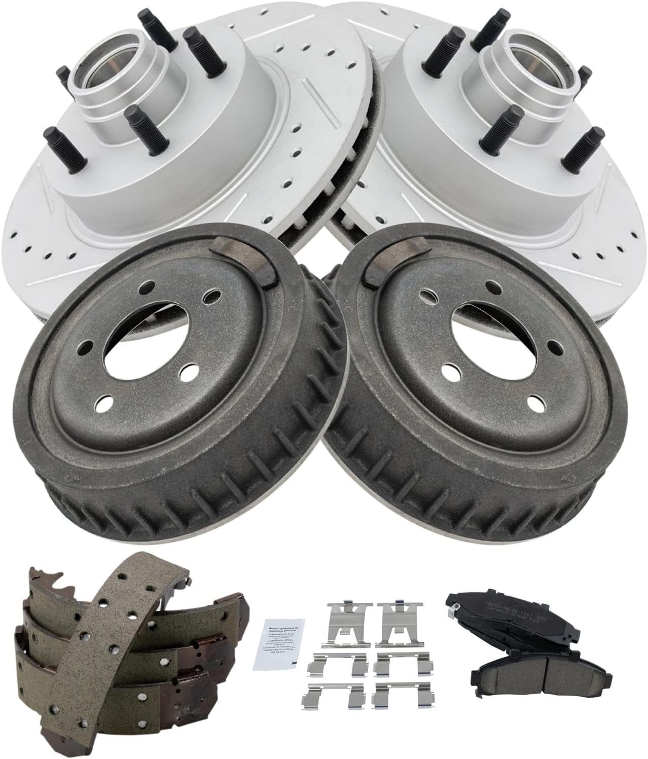 TRQ Brake Pad & Rotor Kit for 1998-2002 Ford Ranger Models