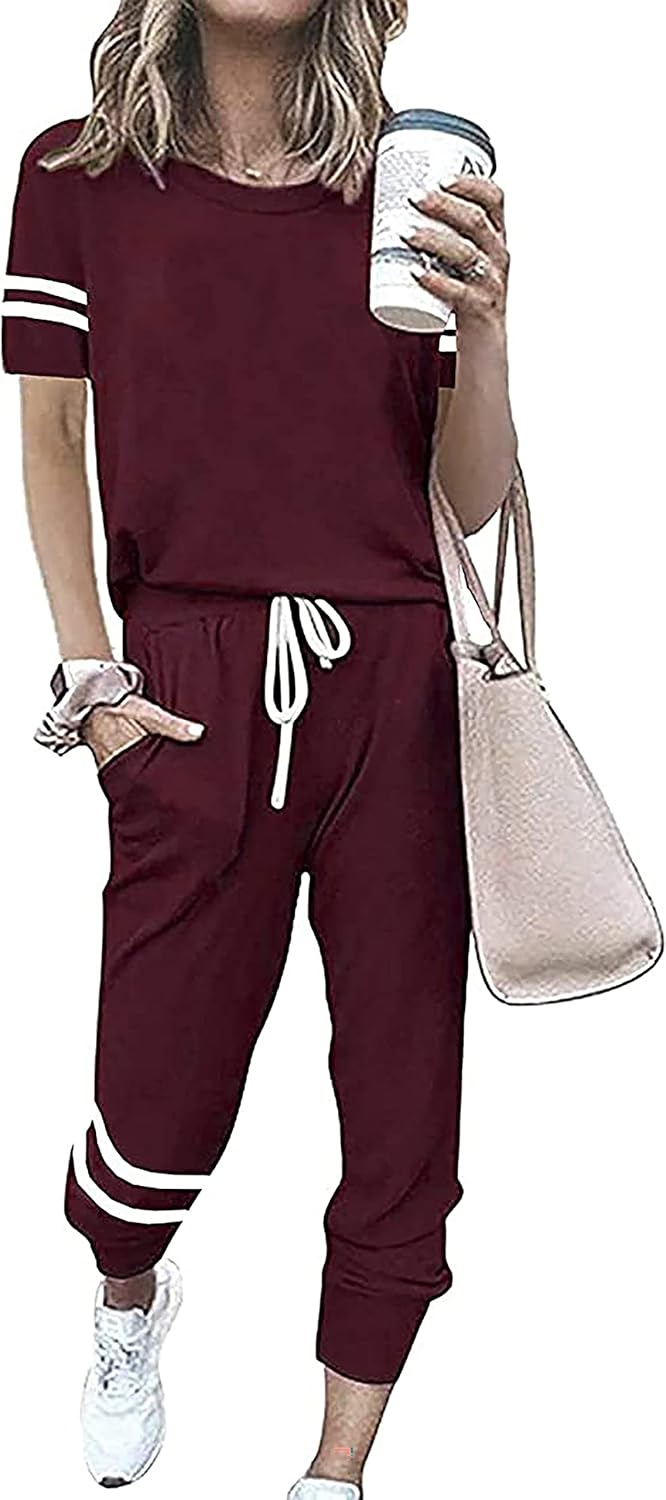 PRETTYGARDEN Women Summer Two Piece Outfits for Casual Style