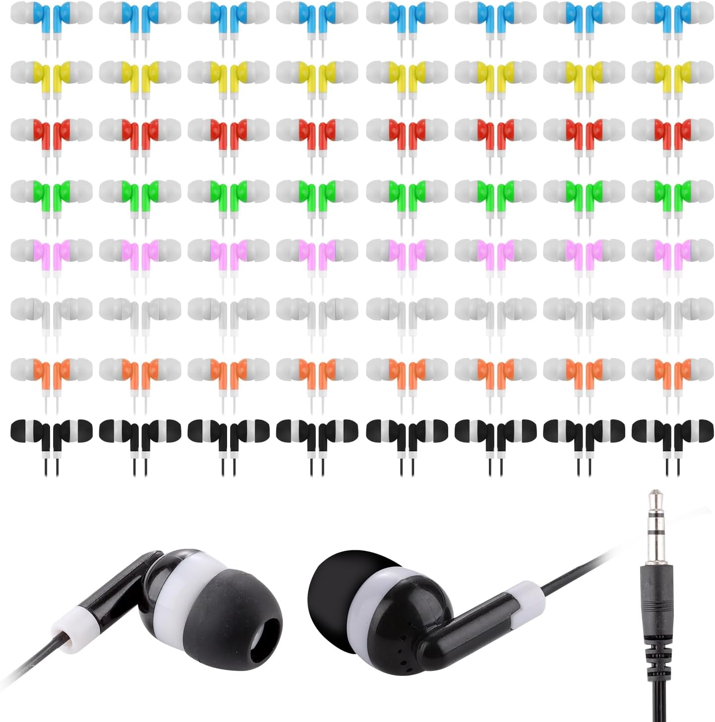 Colorful Classroom Earbuds by Ladont