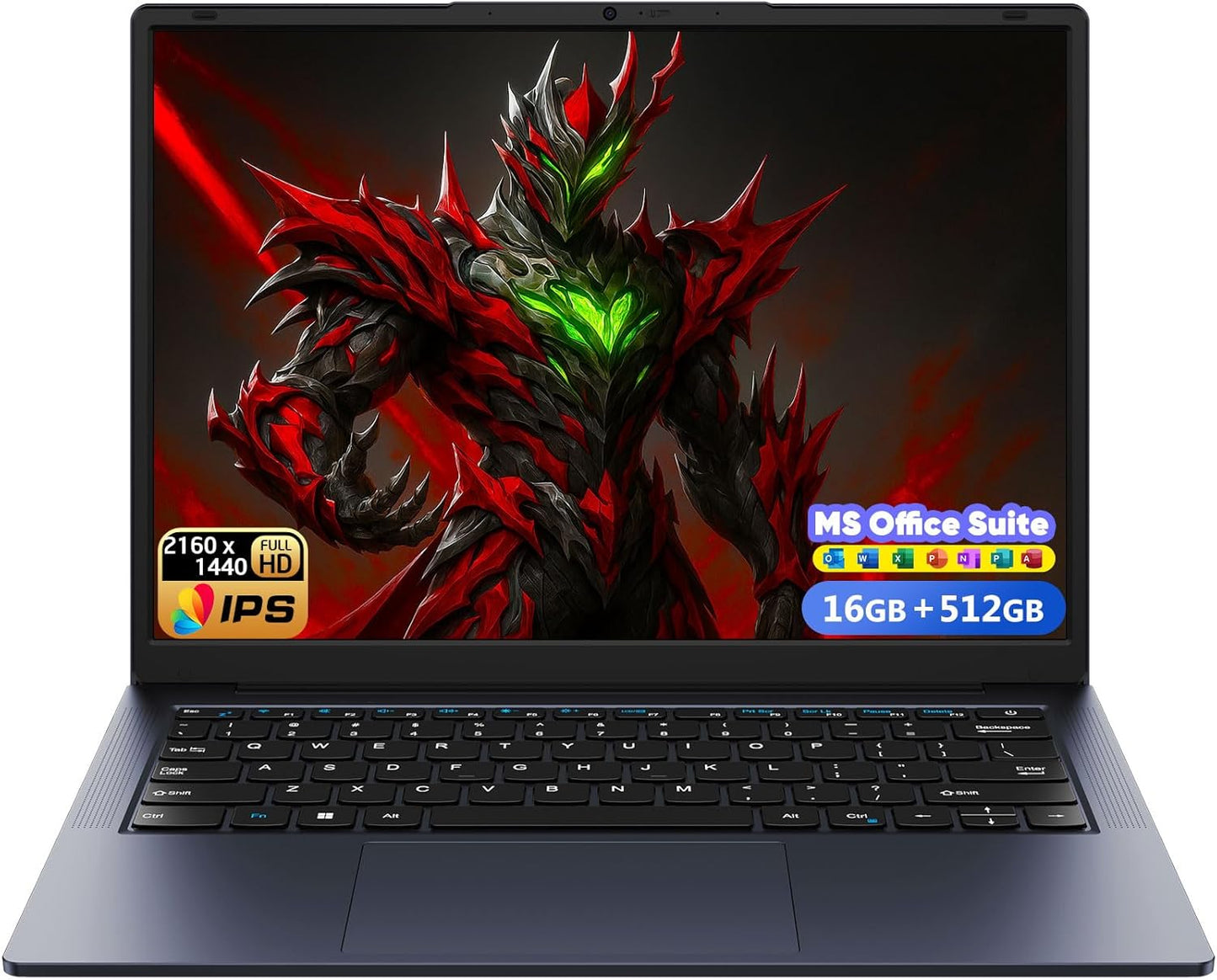 AE86 14.1 Laptop with 2K Screen and 16GB RAM for Students