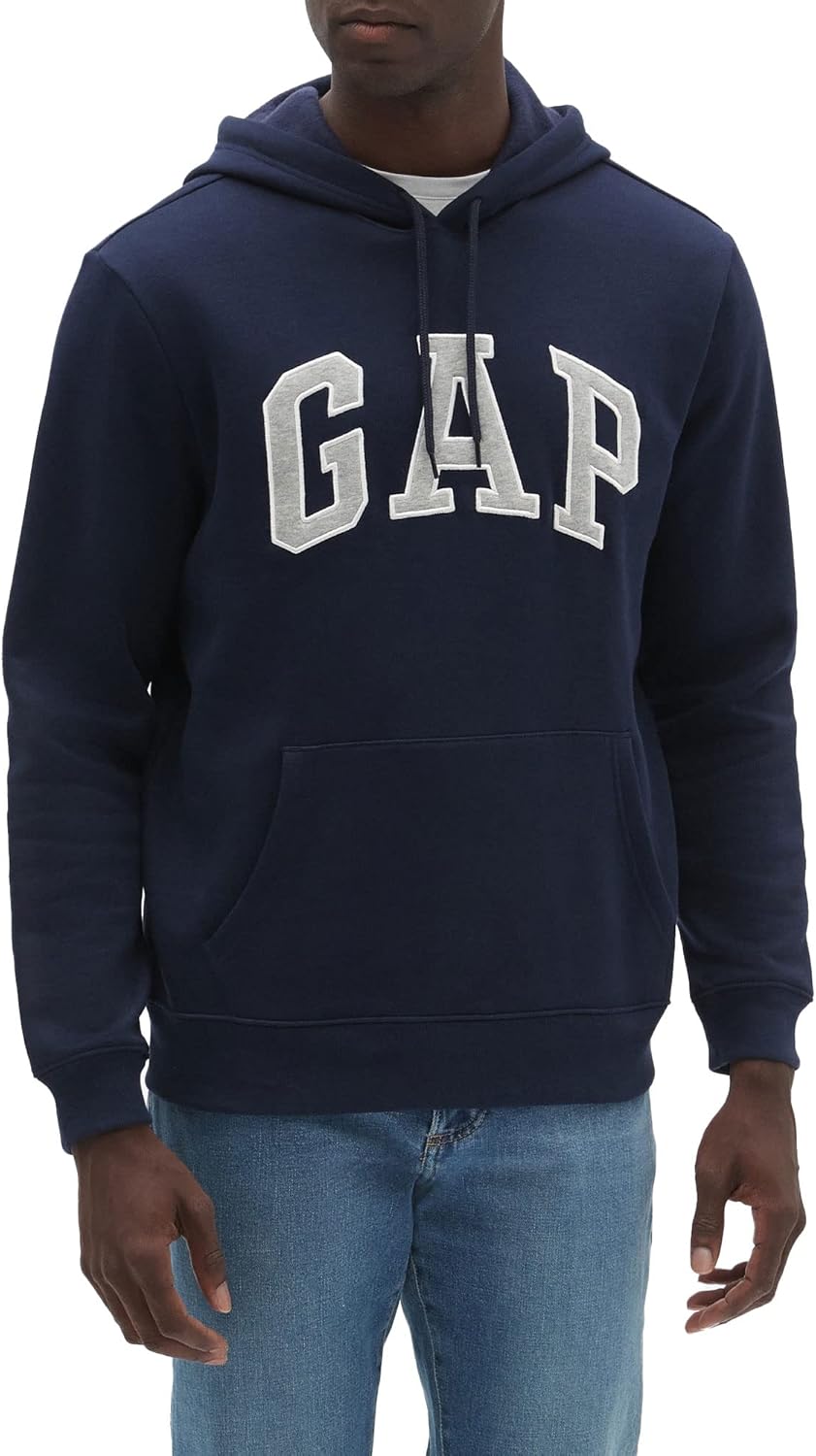 GAP Men's Logo Fleece Hoodie: Classic Comfort for Everyone