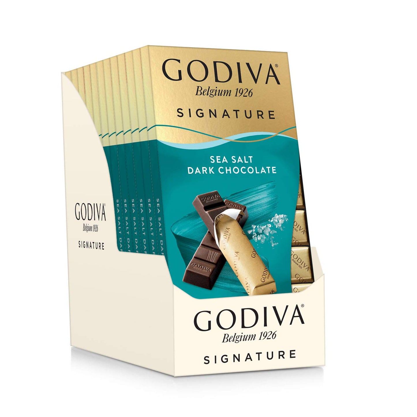 Godiva Chocolatier Signature Mini Bars with Sea Salt Dark Chocolate