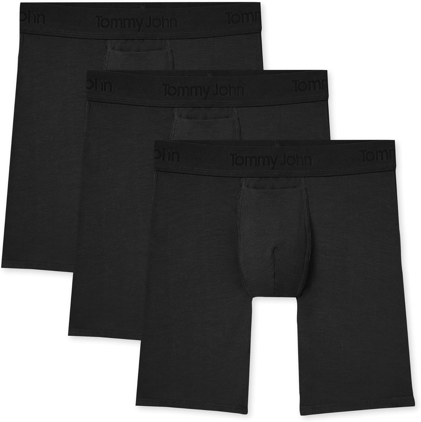 Tommy John Second Skin Boxer Briefs for Men with Quick Draw Fly