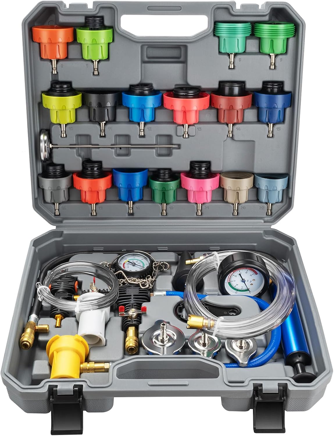 30PCS Coolant Pressure Tester Kit for Automotive Cooling Systems