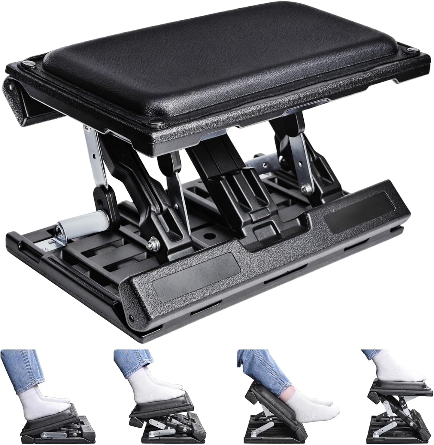 Scalebeard Foot Rest for Under Desk - Ergonomic & Adjustable