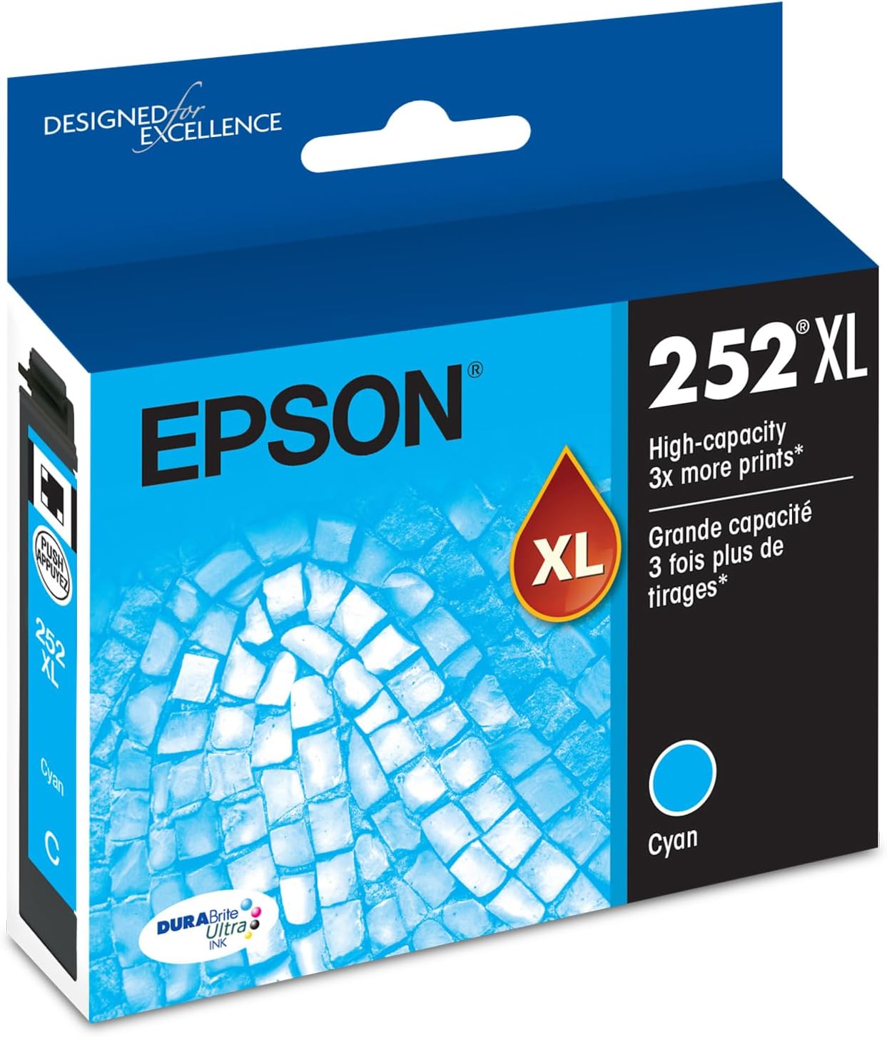 Epson DURABrite Ultra Cyan Ink: WF Series Compatible