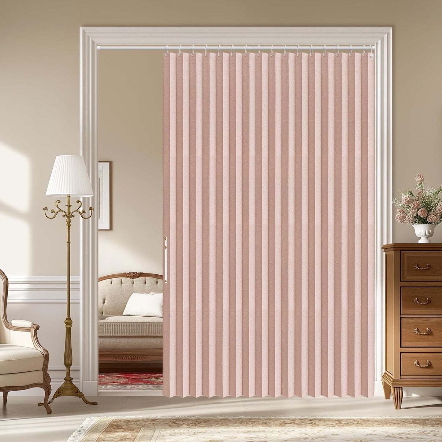 AJAZZ 100% Blackout Accordion Doors for Stylish Home Decor