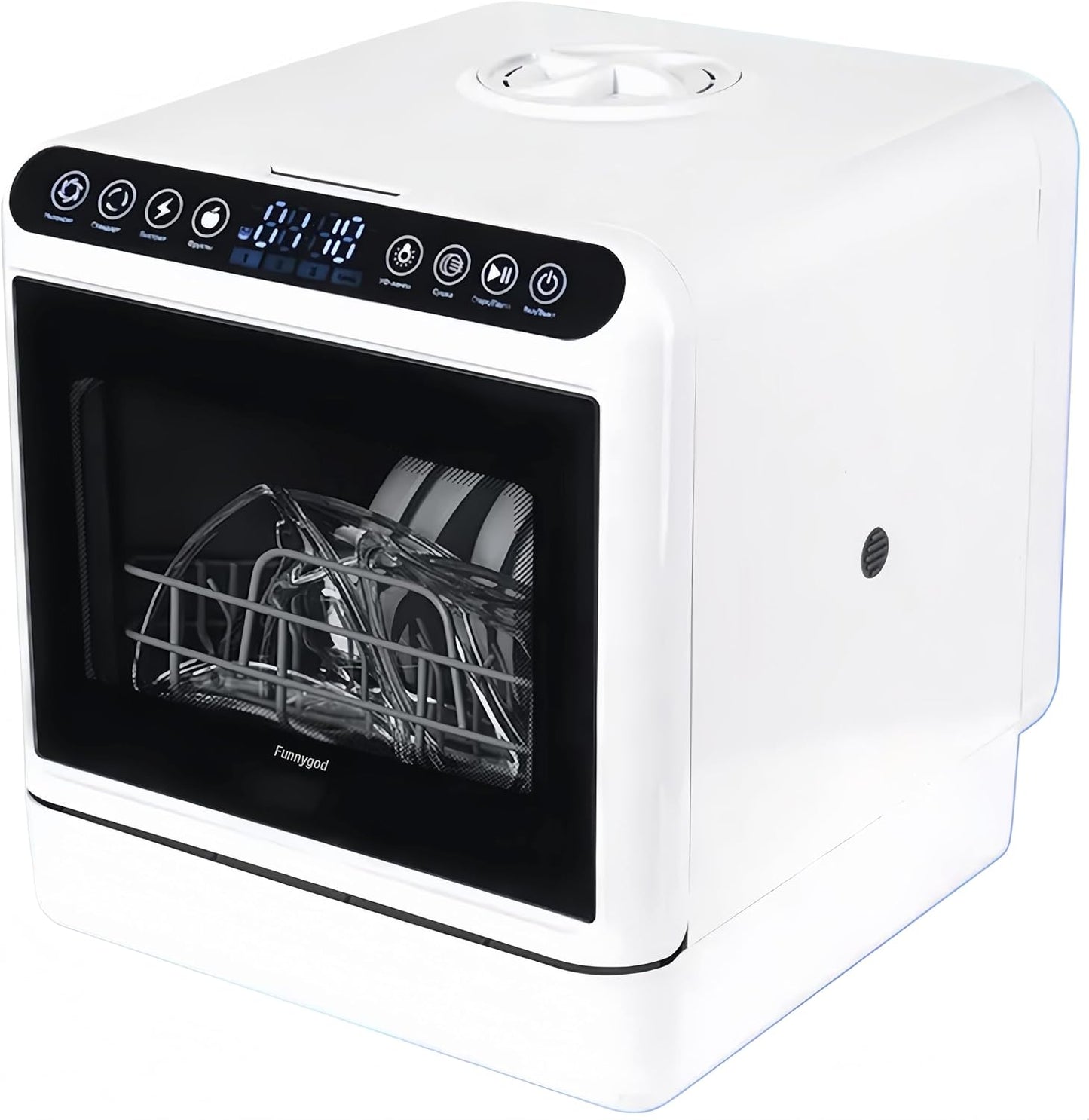 Portable Small Fully Automatic Dishwasher with Four Wash Modes