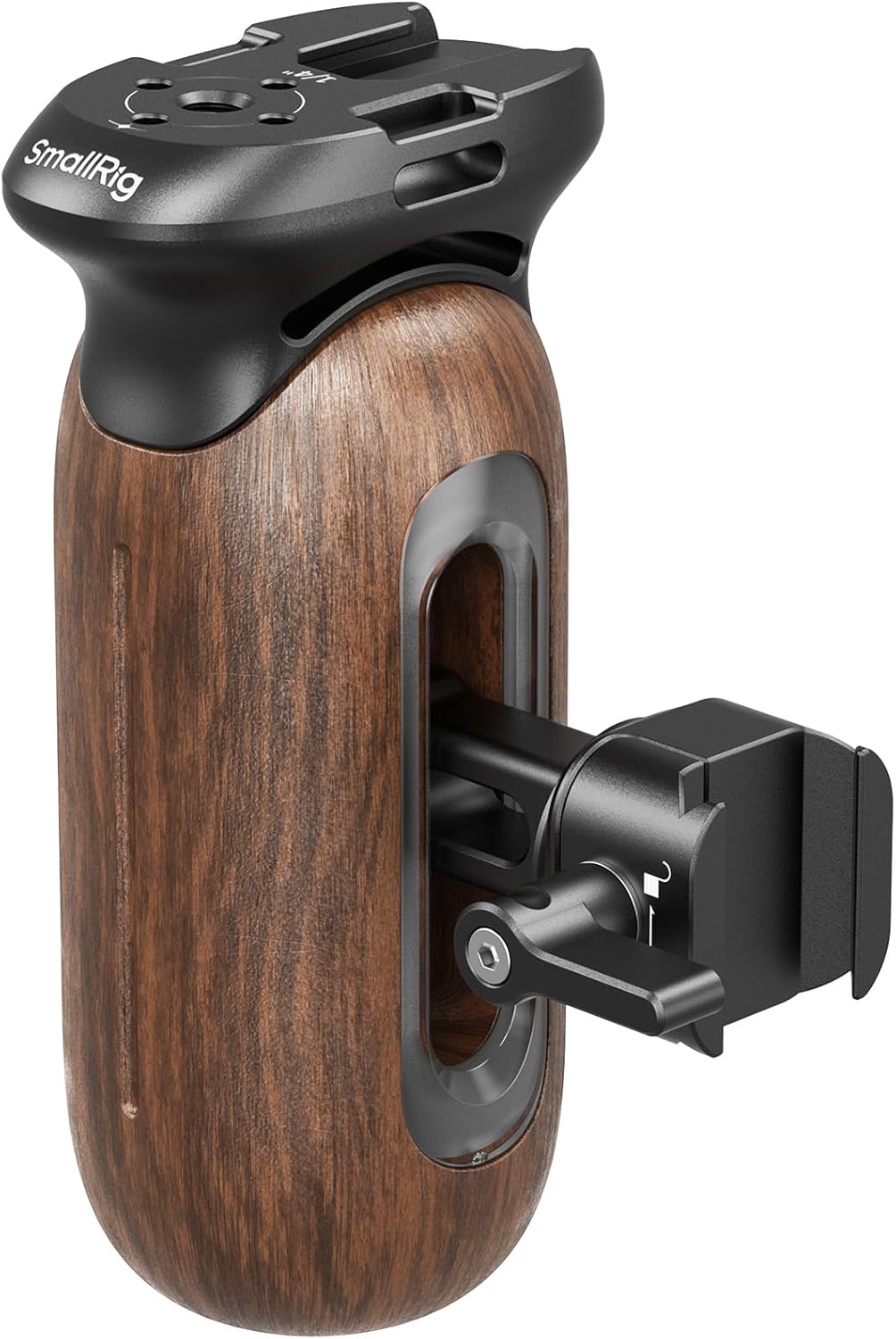 SmallRig Wooden Side Handle for Camera Cages with NATO Clamp