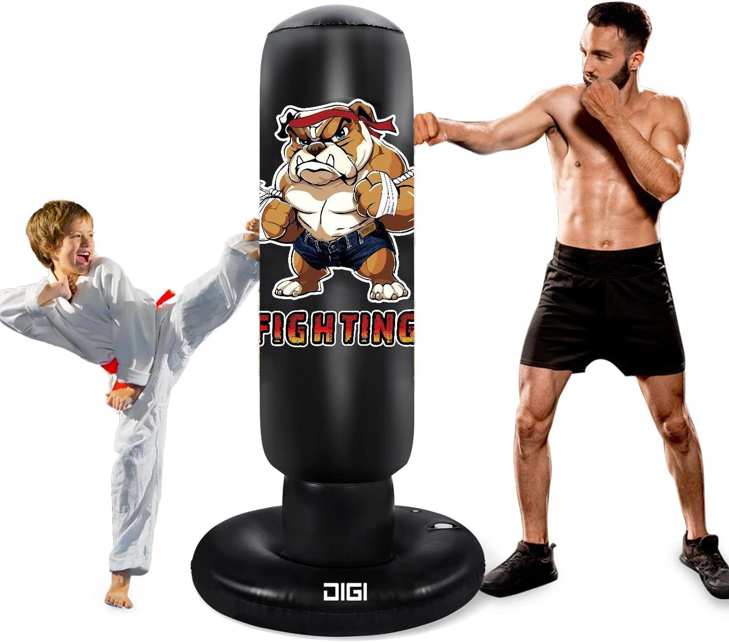Inflatable Boxing Bag Set - Fun for All Ages!