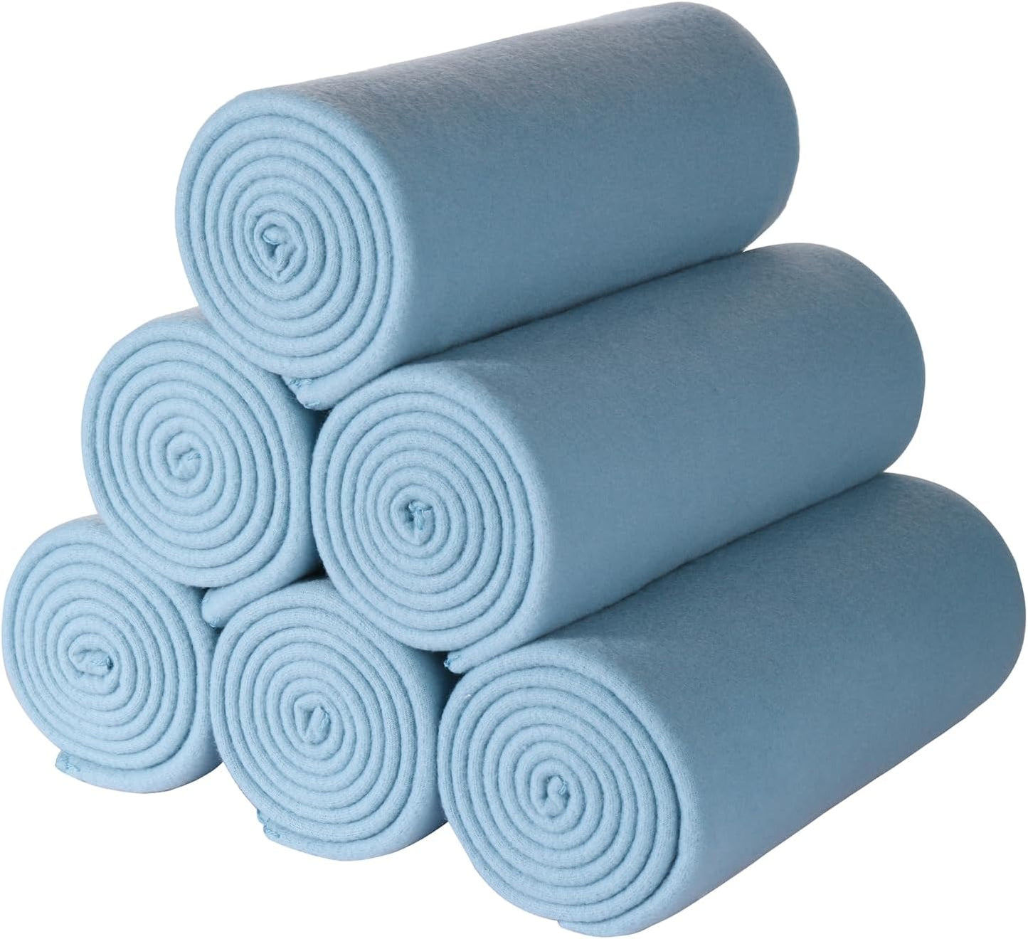 CAI TENG Fleece Throw Blankets for Kids and Pets - 6 Pack