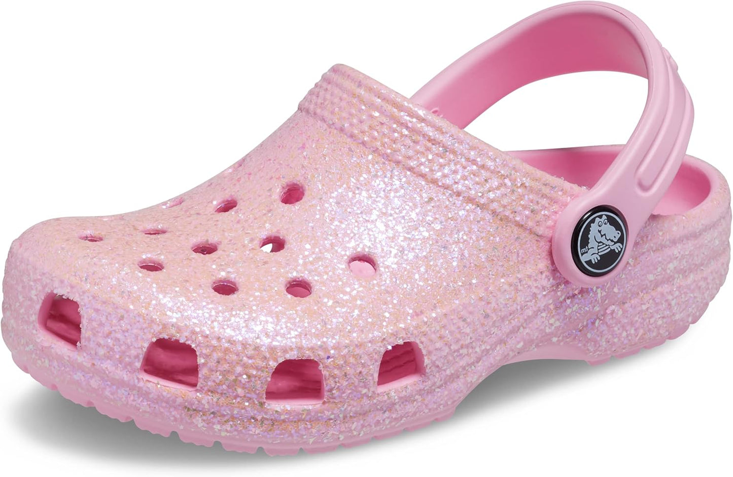 Crocs Kids Classic Glitter Clog for All-Day Comfort and Fun