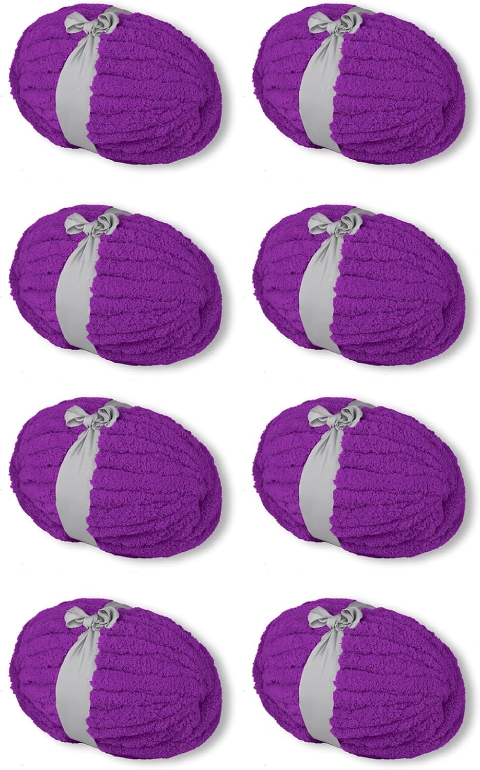 INNDUN Purple Chunky Yarn for Luxurious Blankets and Decor