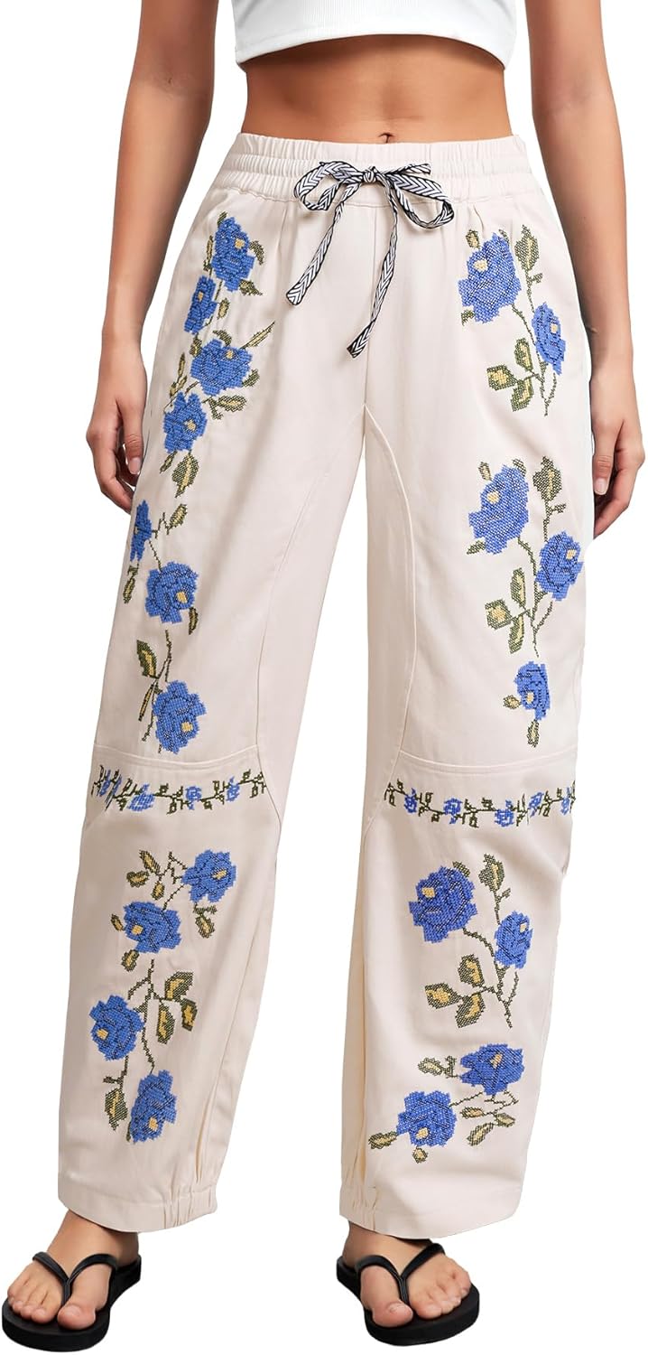 Kedera Mid Rise Barrel Jeans for Women - Stylish Wide Leg Fit